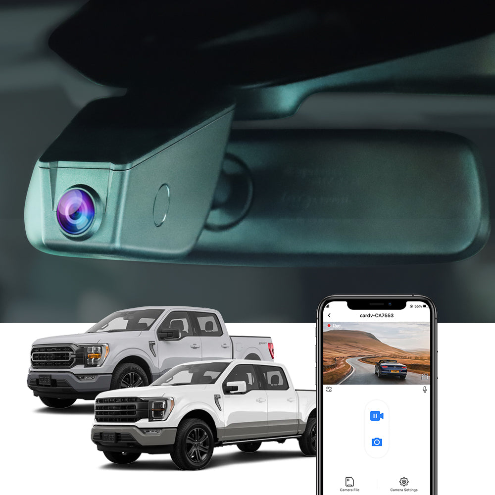 FITCAMX Dash Cam for F-150  F-250  RAPTOR 2021-2026