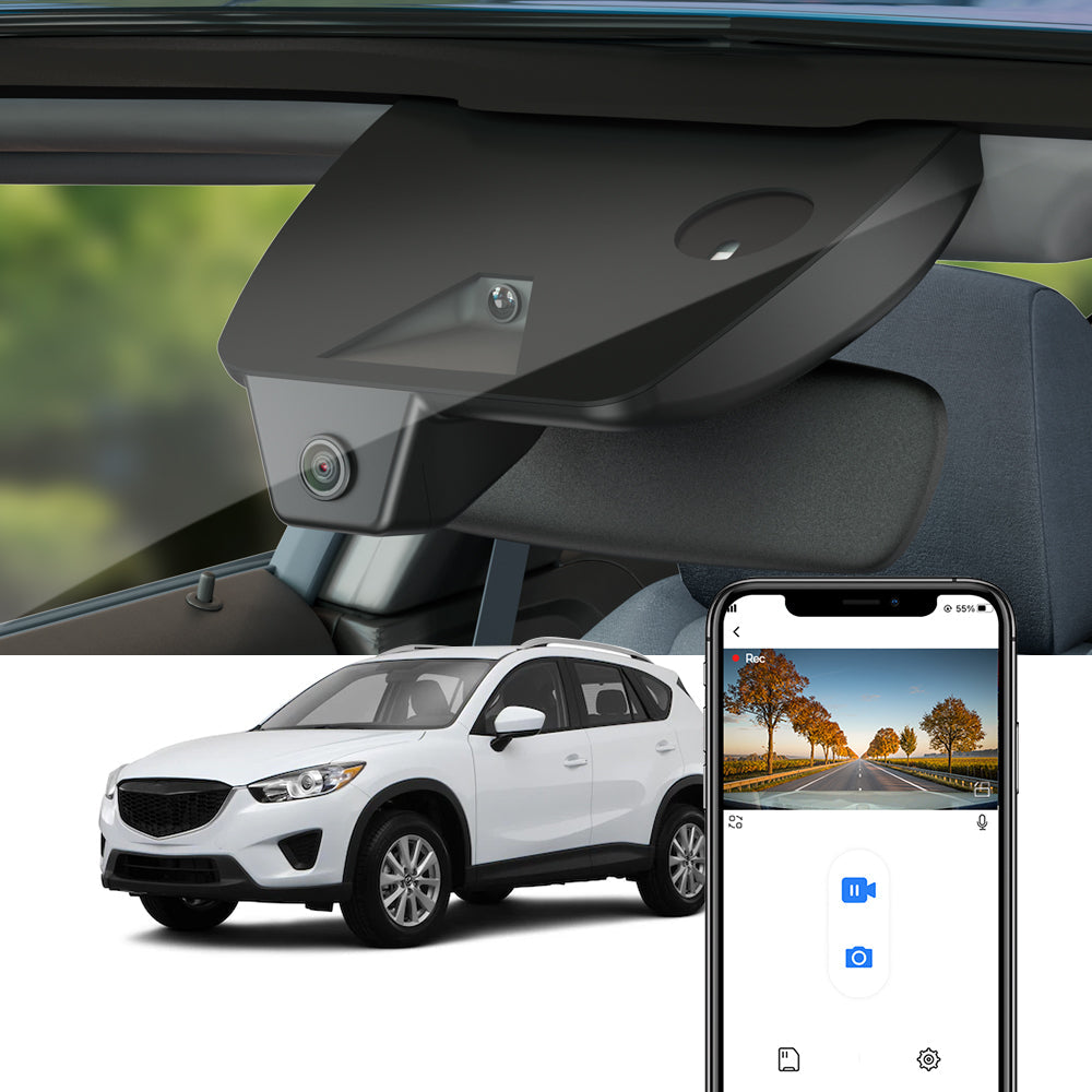 FITCAMX Dash Cam for Mazda CX-5, CX-3 2014 - 2017 (Left-hand drive)