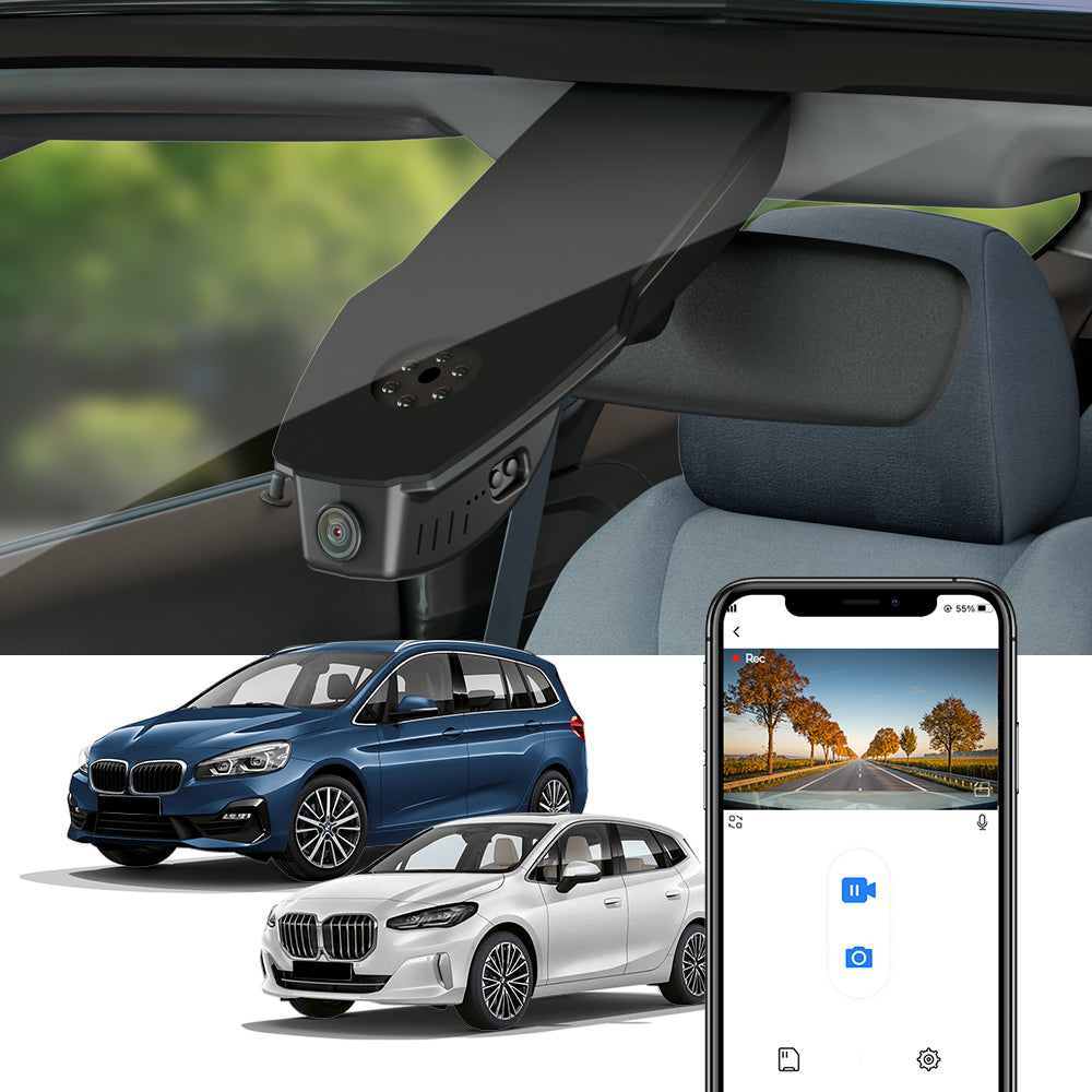 FITCAMX Dash Cam for BMW 2 Series Gran Tourer and Active Tourer F45 F46 2016-2022