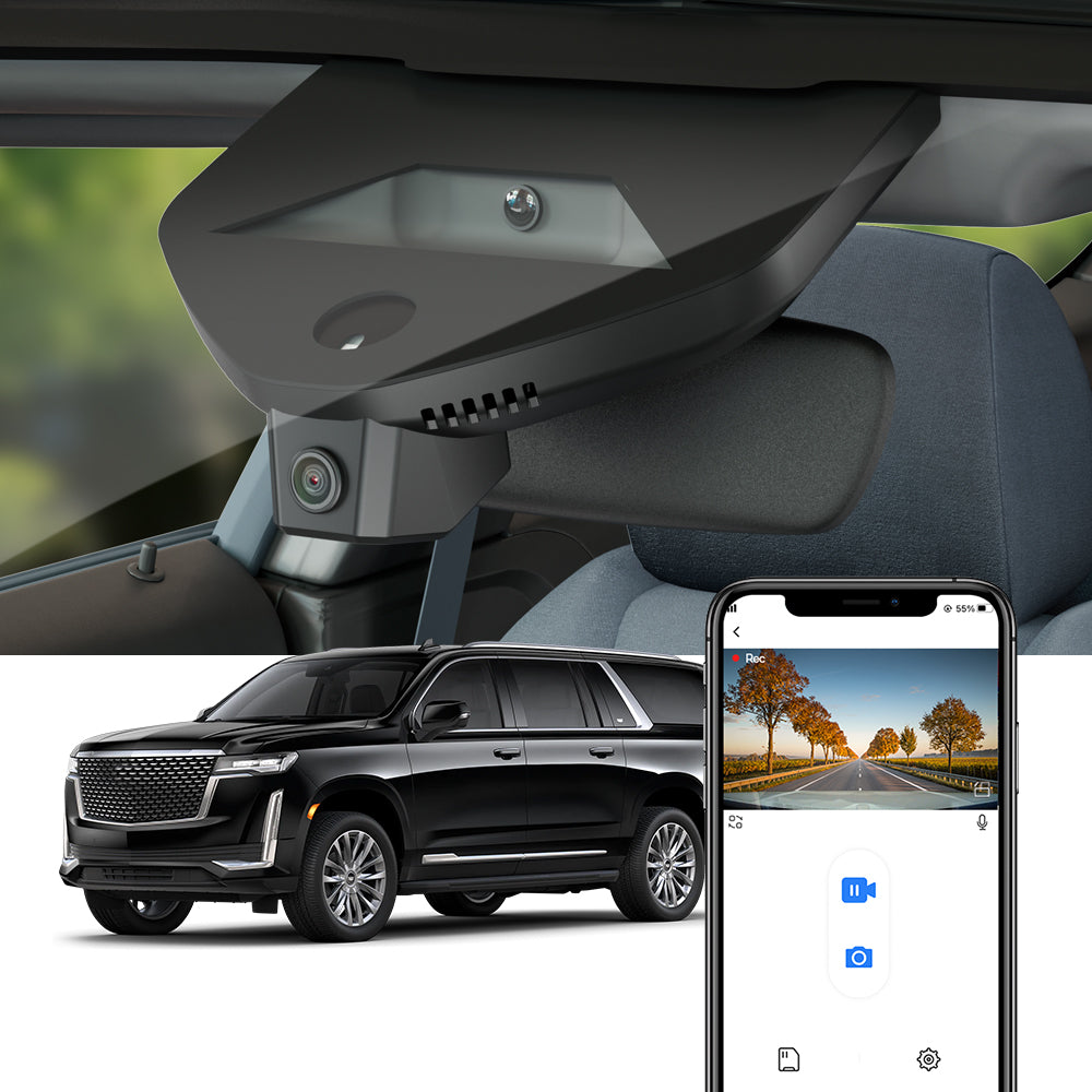 FITCAMX Dash Cam for Cadillac Escalade 2021-2026