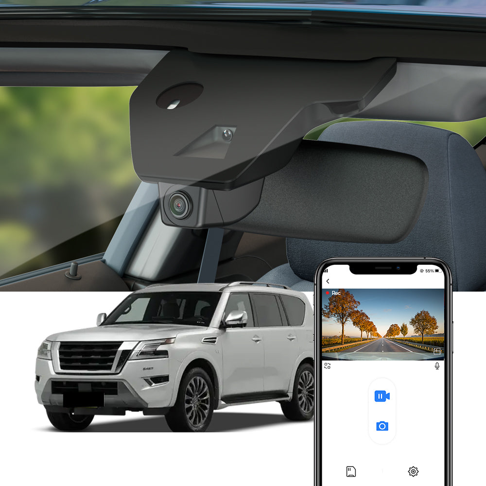 FITCAMX Dash Cam for Nissan Patrol 2020 - 2024