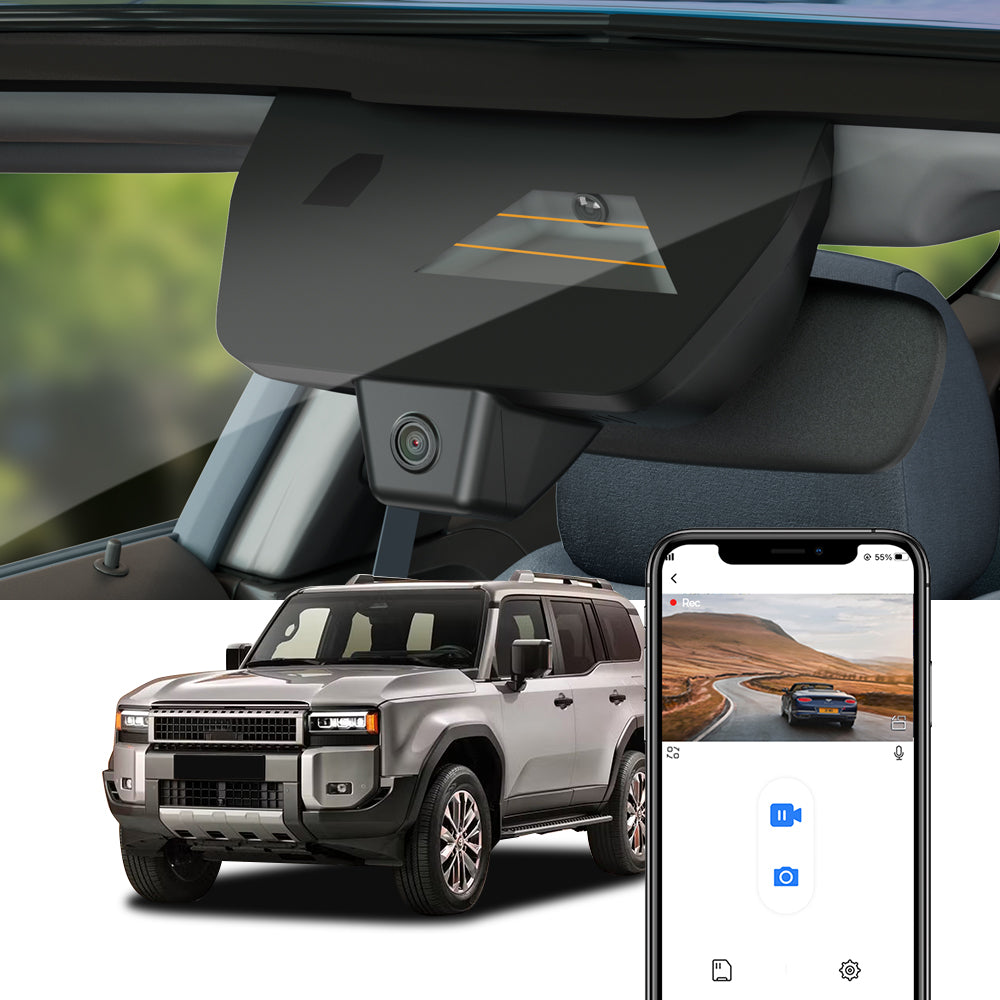 FITCAMX Dash Cam For Toyota Land Cruiser Prado J250 15th Gen 2024-2026