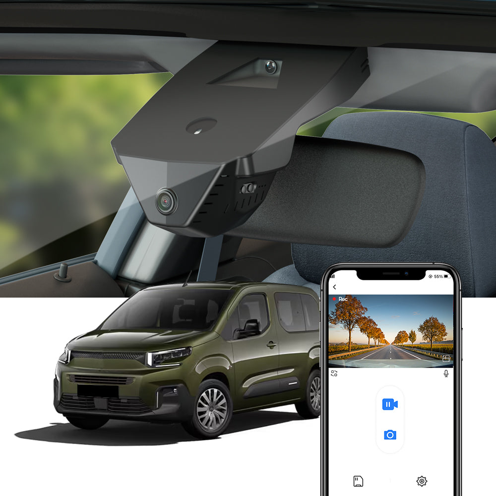 FITCAMX Dash Cam for Citroen Berlingo (Facelift) 2024-2025