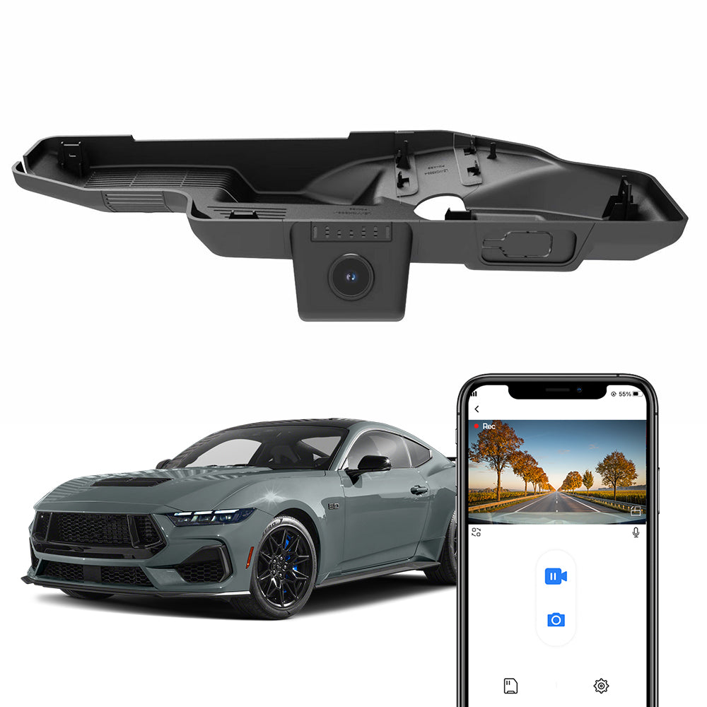 FITCAMX Dash Cam for Ford Mustang 2024-2026  (S650 7th Gen)