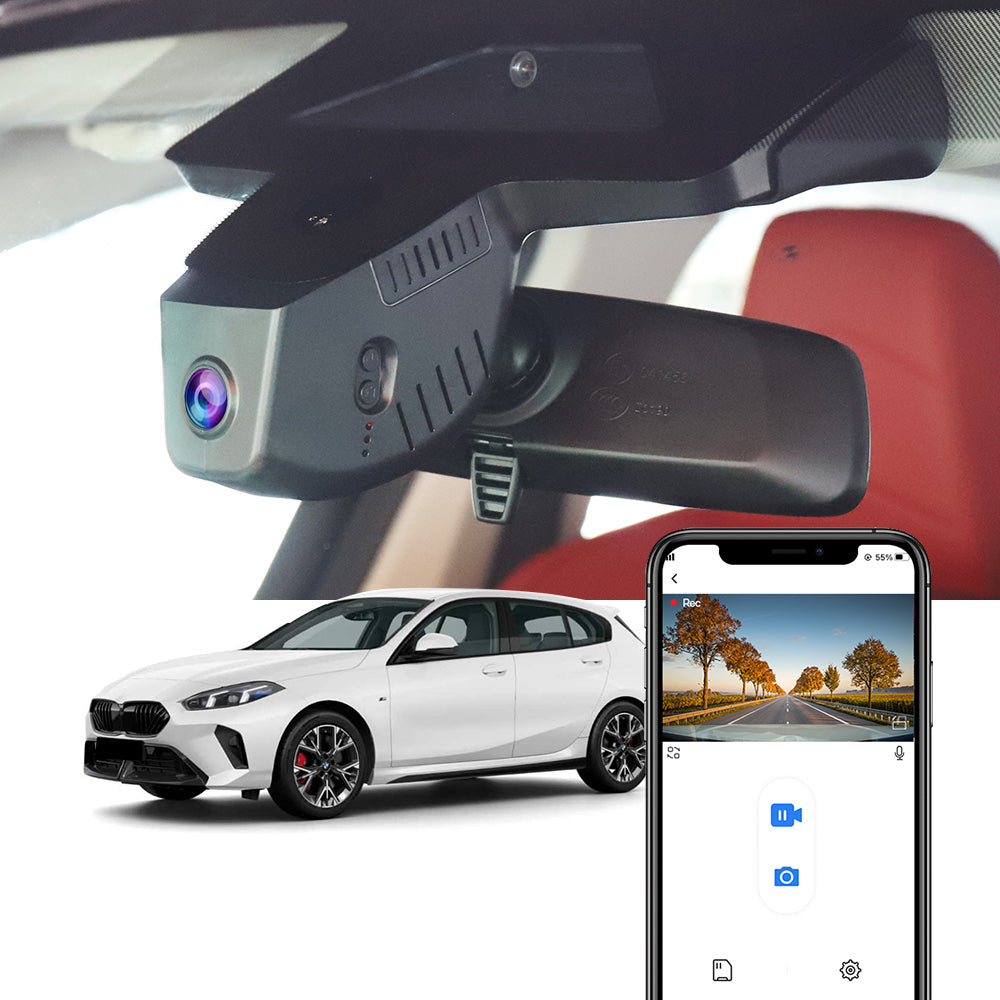 FITCAMX Dash Cam for 2024 2025 2026 BMW 1 Series (F70)