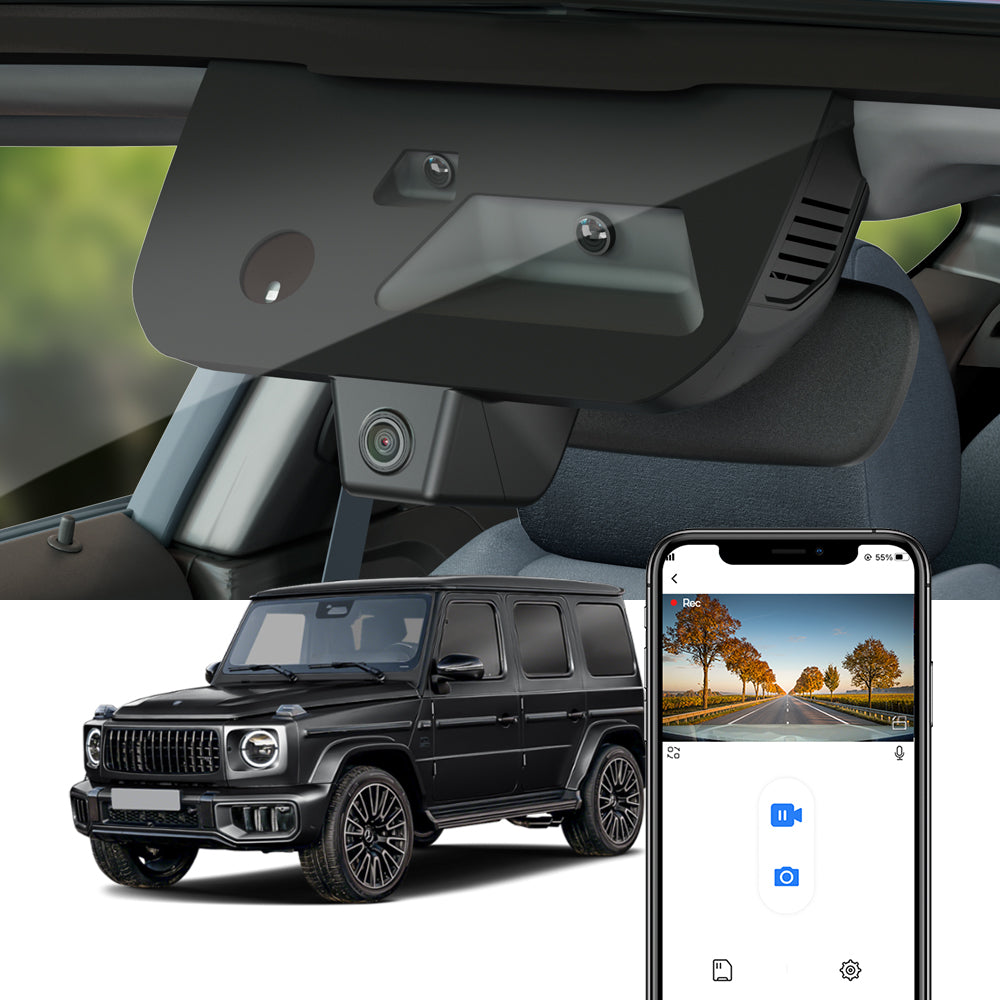 FITCAMX Dash Cam for Mercedes-Benz G-Class G 550 450d G63 (W465) 2025-2026