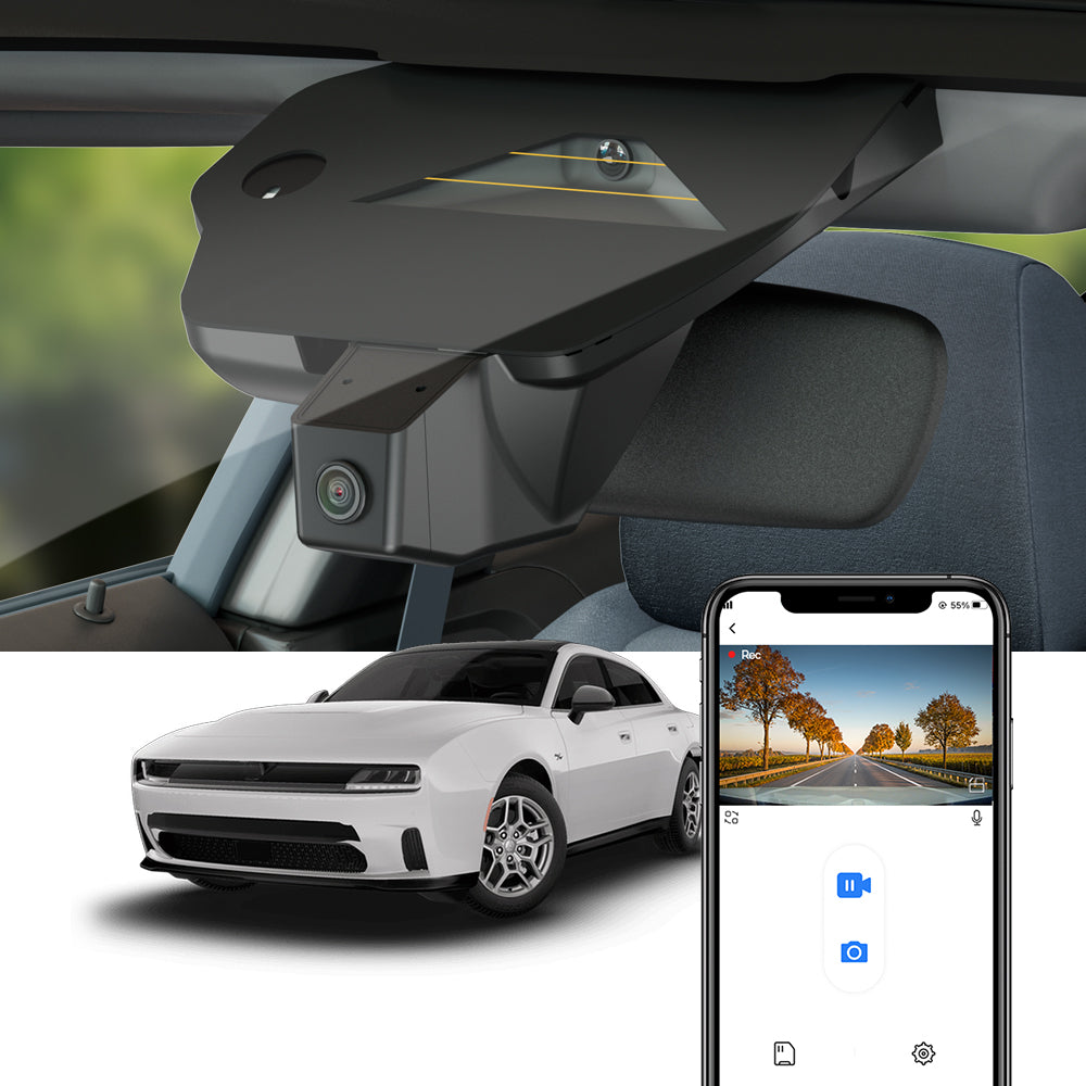 FITCAMX Dash Cam for Dodge Charger SIXPACK, Daytona 2025 2026