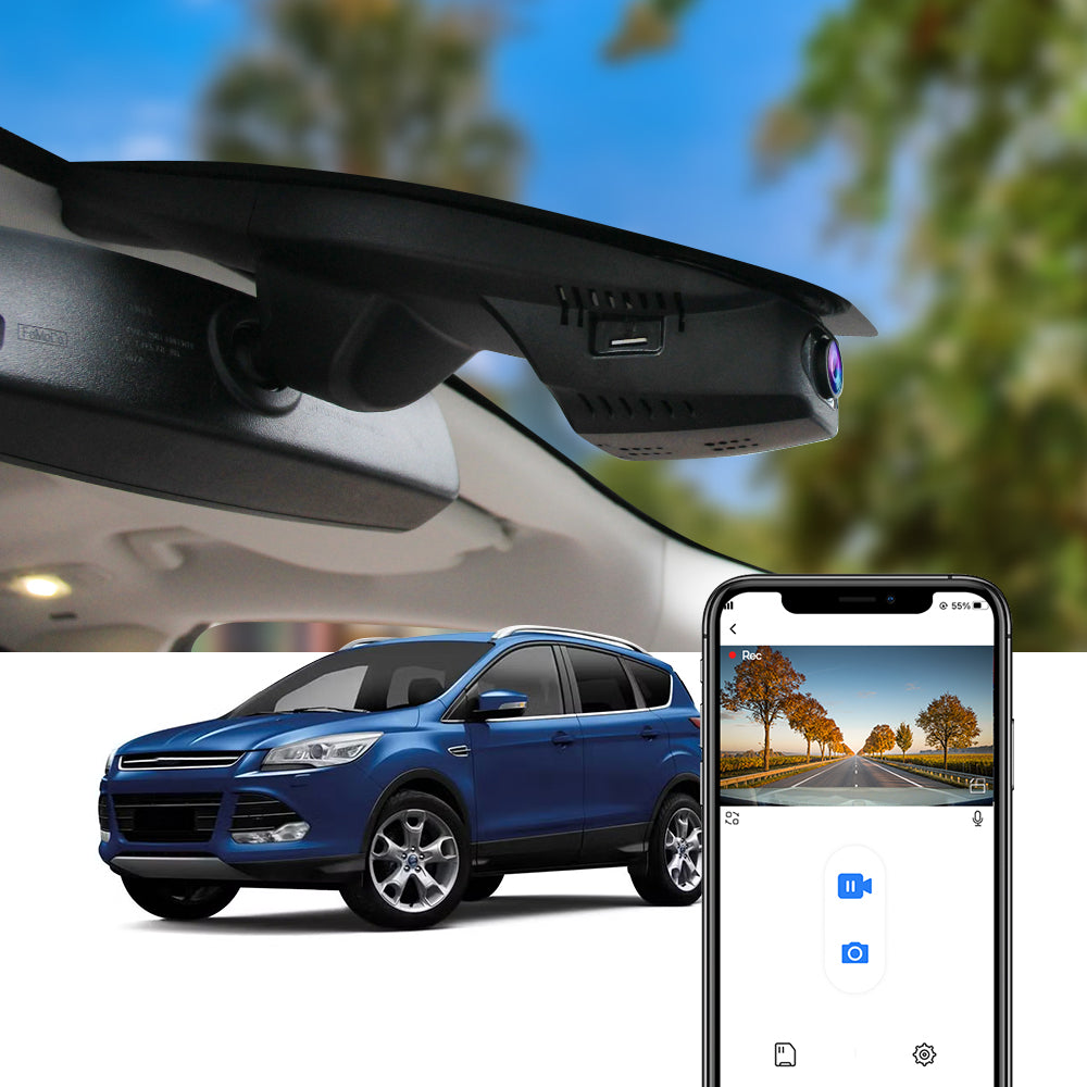 FITCAMX Dash Cam for Ford Kuga (2013-2017), Ford Escape (2013-2019)
