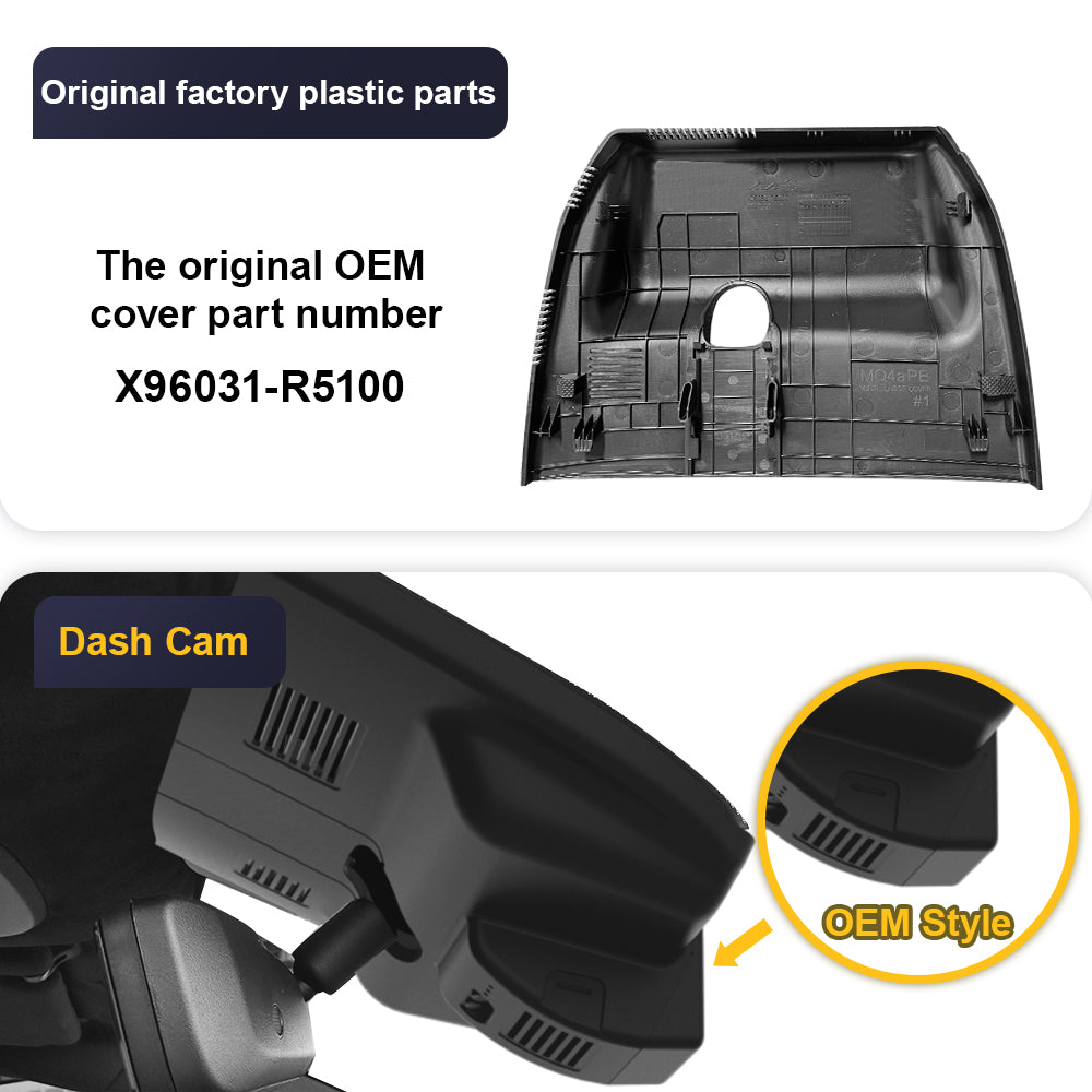FITCAMX Dash Cam for Kia Sorento 2024-2026