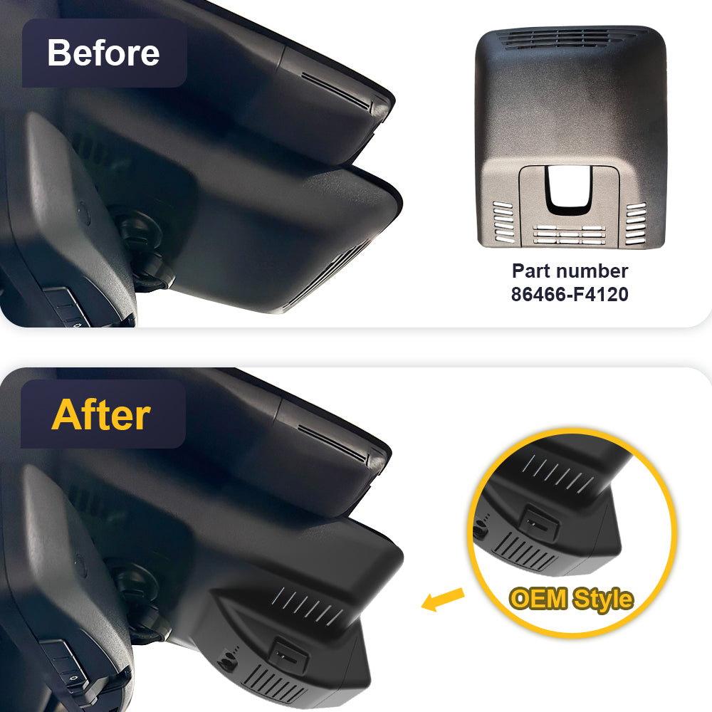 FITCAMX Dash Cam For Toyota C-HR 2024-2026