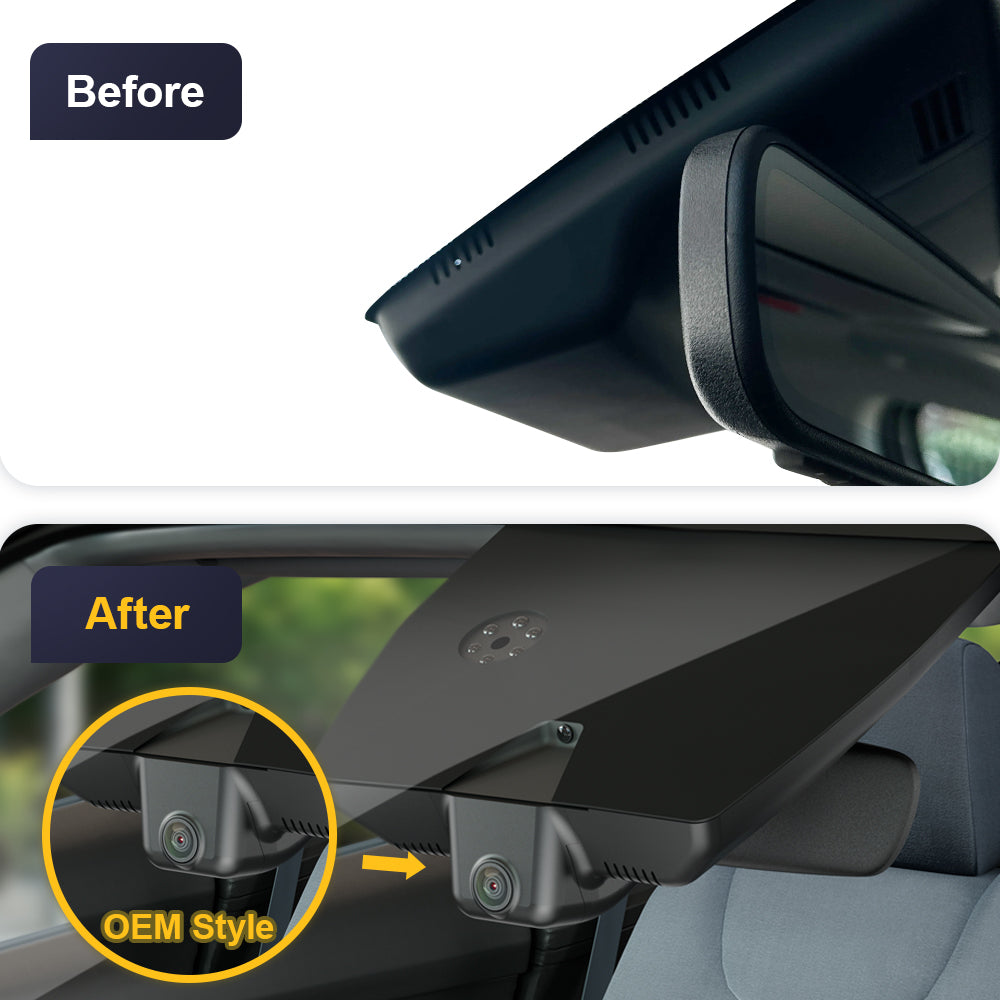 FITCAMX Dash Cam for Hyundai Santa Cruz and Hyundai Tucson 2022-2026 (Rear Mirror Cover part number 96030-N9000)