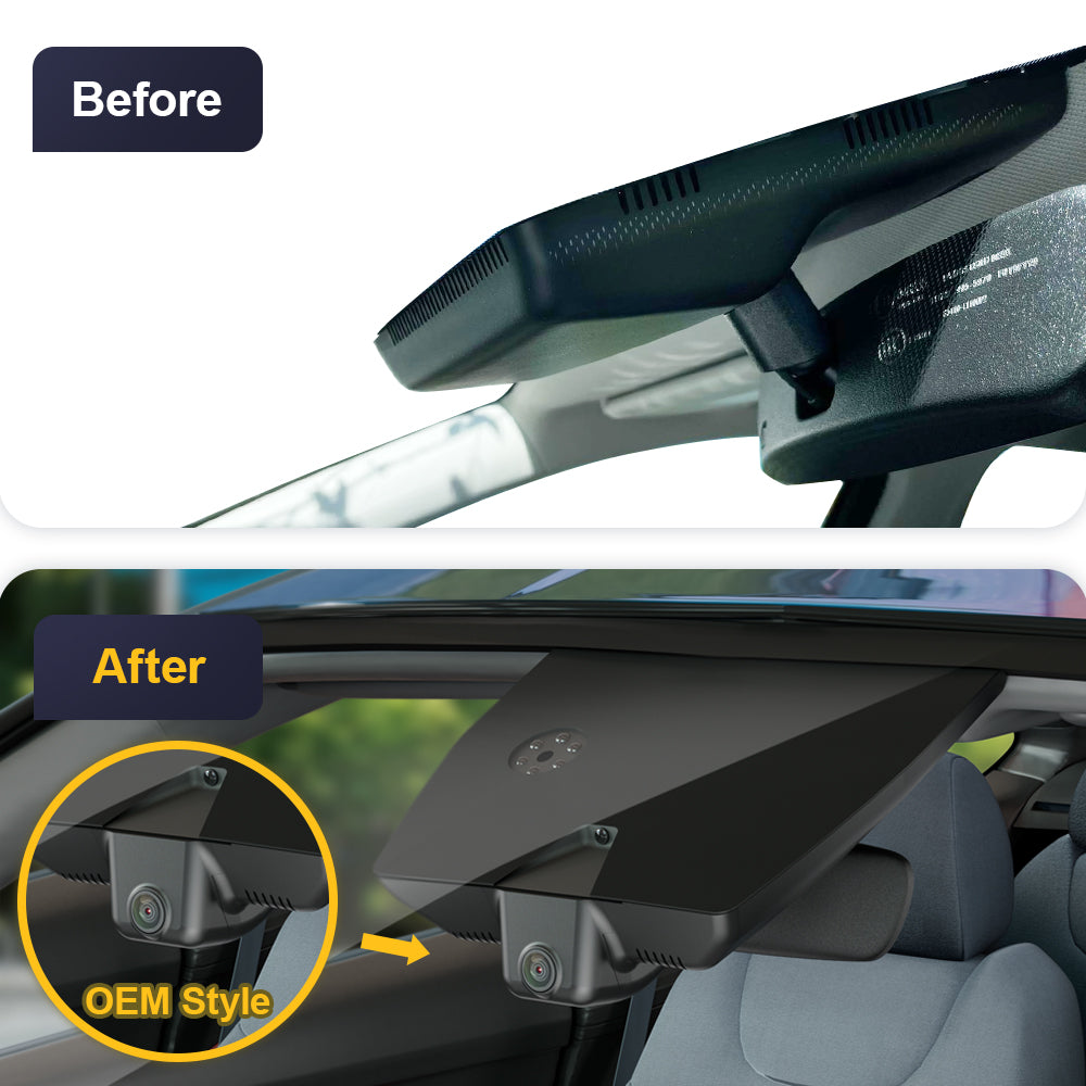 FITCAMX Dash Cam for Hyundai Santa Fe 2019-2020 (Rear Mirror Cover part number 96030-S2000)