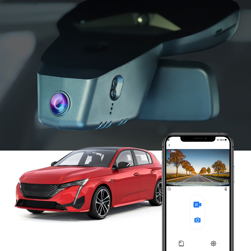 FITCAMX Dash Cam for Peugeot 308 2021-2025 (3rd Gen)
