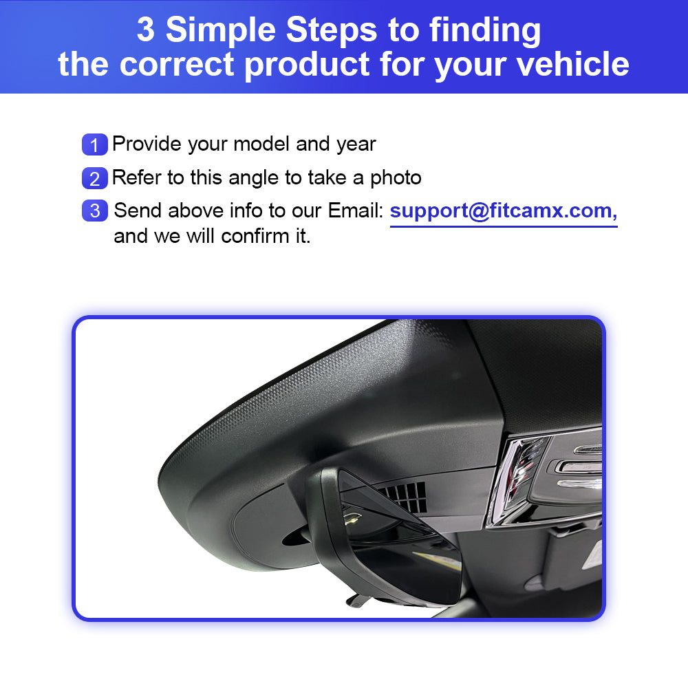 FITCAMX Dash Cam for Cadillac Lyriq 2023 - 2026