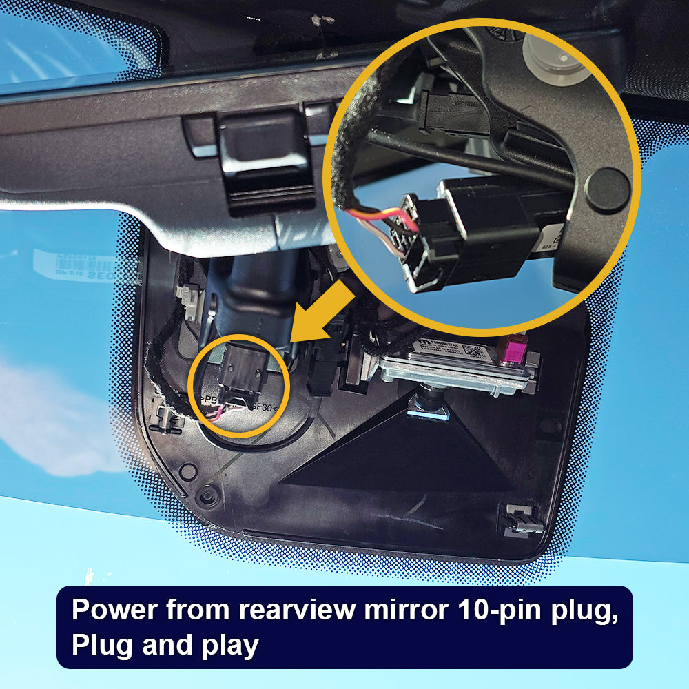 FITCAMX Dash Cam for Jeep Wagoneer, Grand Wagoneer, Grand Wagoneer L, 2022 - 2026
