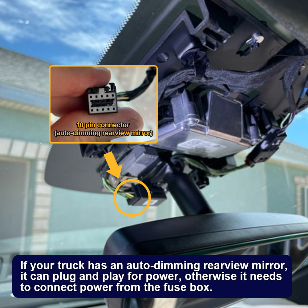 FITCAMX Dash Cam for Chevrolet Chevy Tahoe 2021 - 2026 (5th Gen)