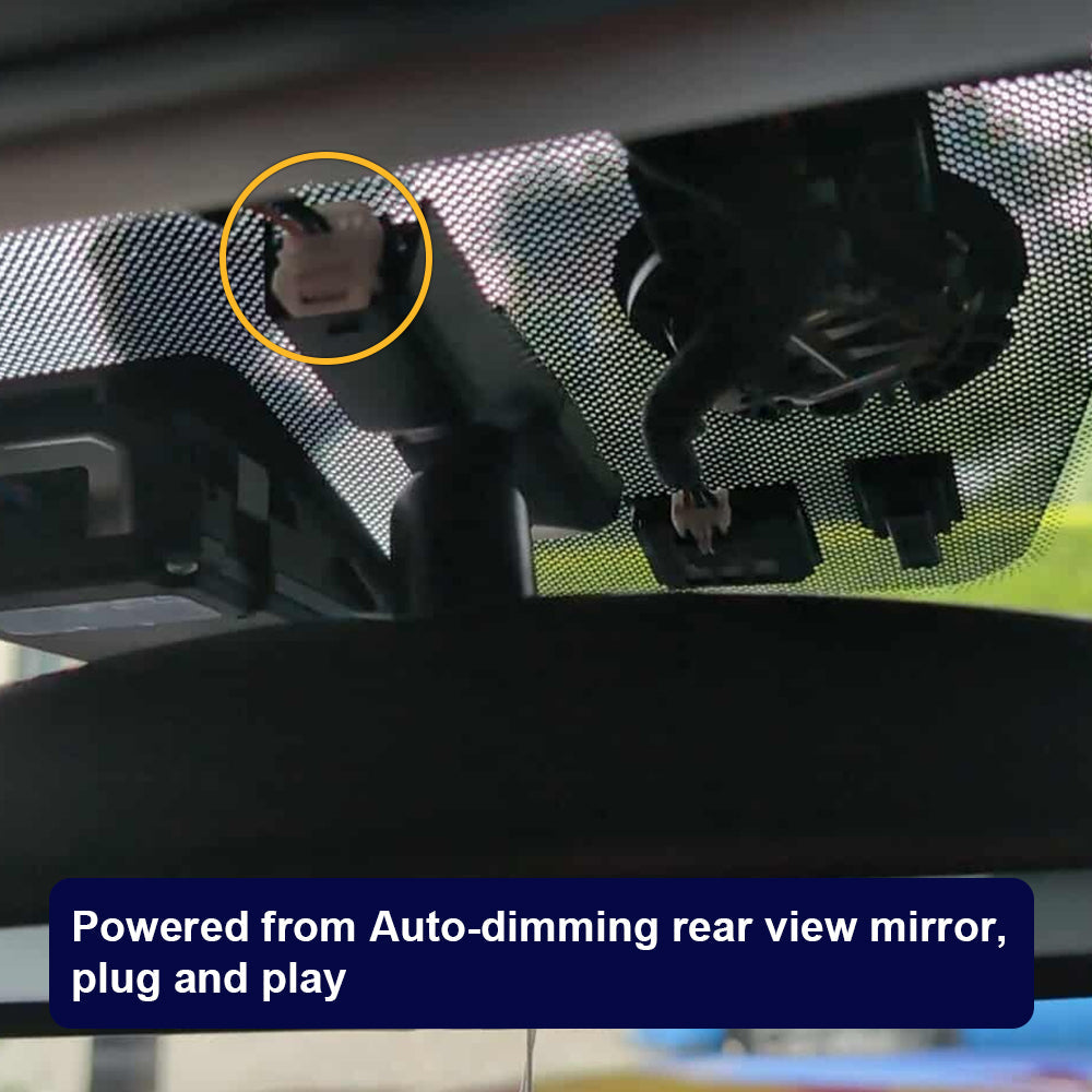 FITCAMX Dash Cam for Kia Ceed 2018-2023 (Right-hand drive car) (Rear Mirror Cover part number 96010-J7900)
