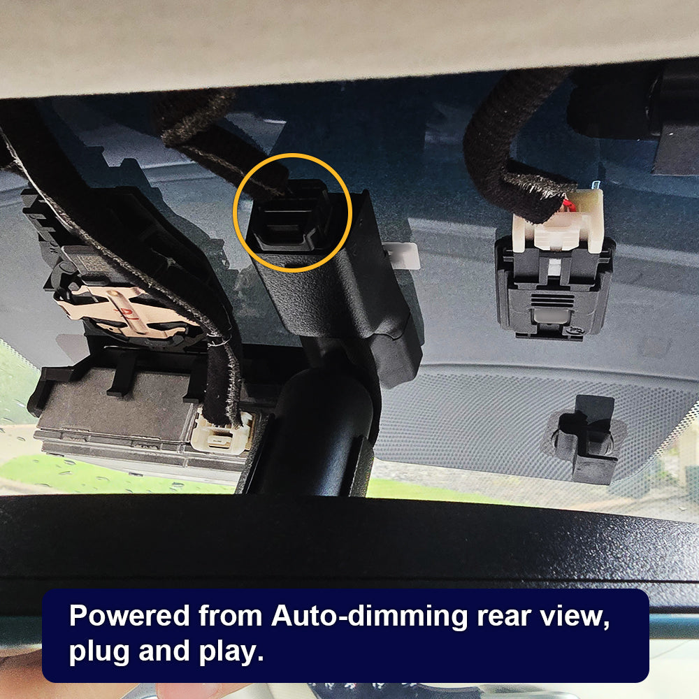 FITCAMX Dash Cam for Genesis GV60 2022-2025 (Right-hand drive)(Rear Mirror Cover part number 96030-CU900)