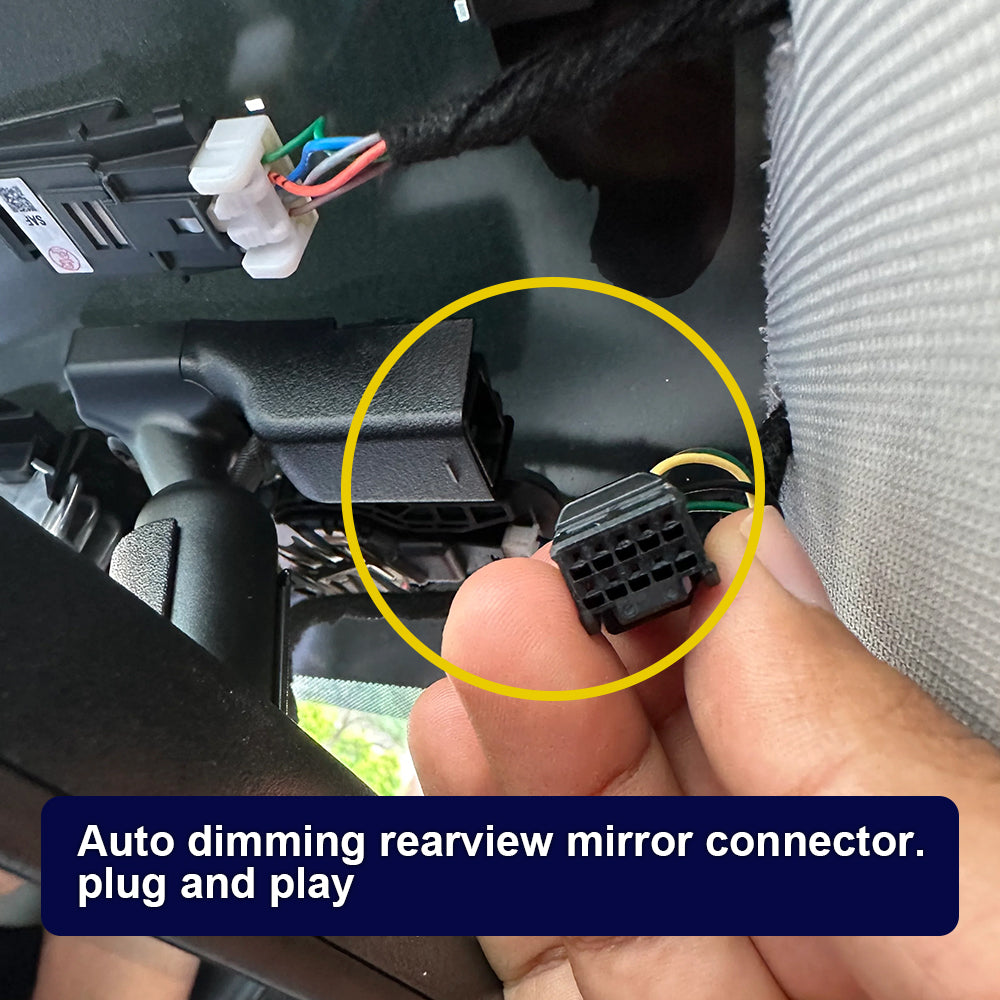 FITCAMX Dash Cam for Hyundai Santa Cruz and Hyundai Tucson 2022-2026 (Rear Mirror Cover part number 96030-N9000)