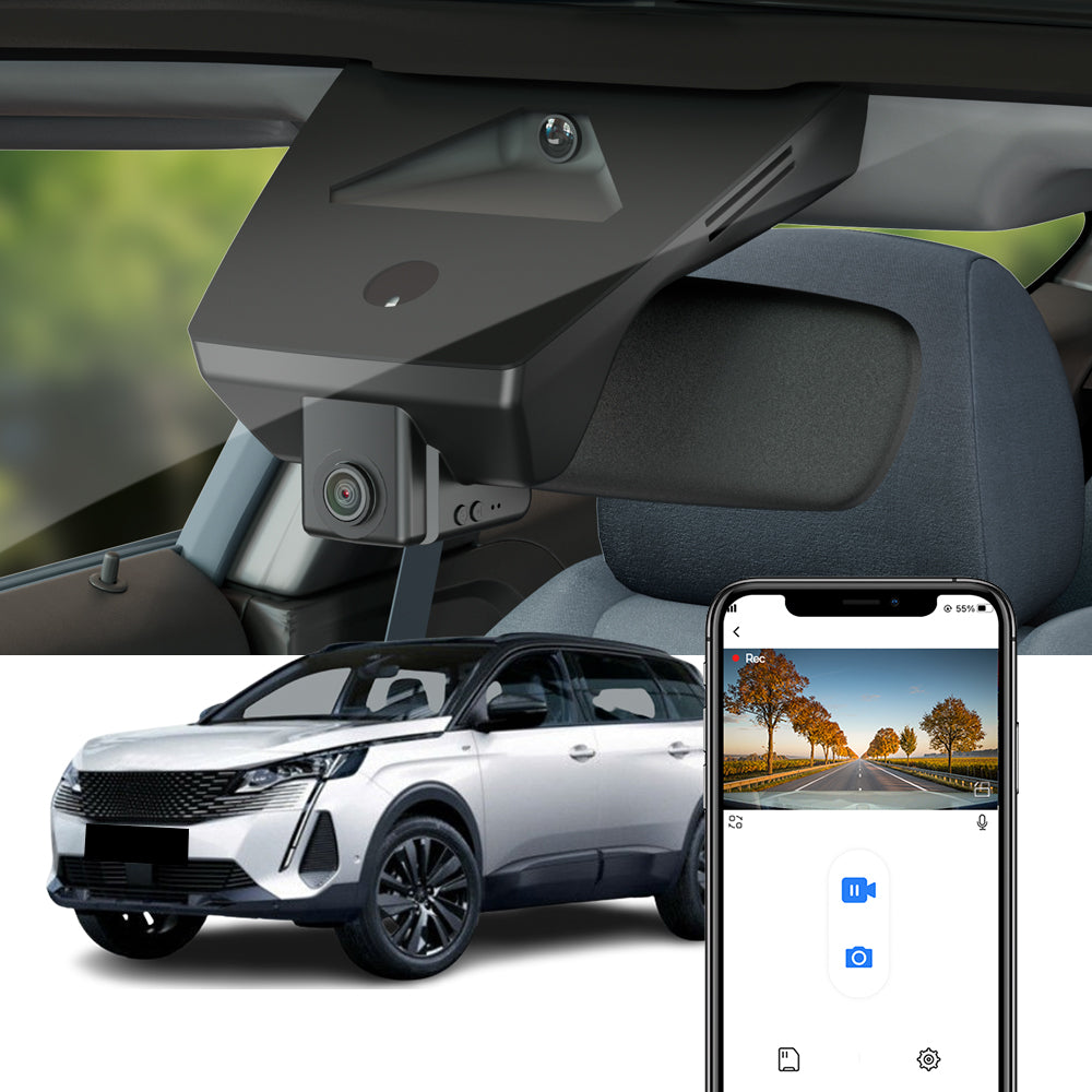 FITCAMX Dash Cam for Peugeot 5008, 5008 GT 2025-2026