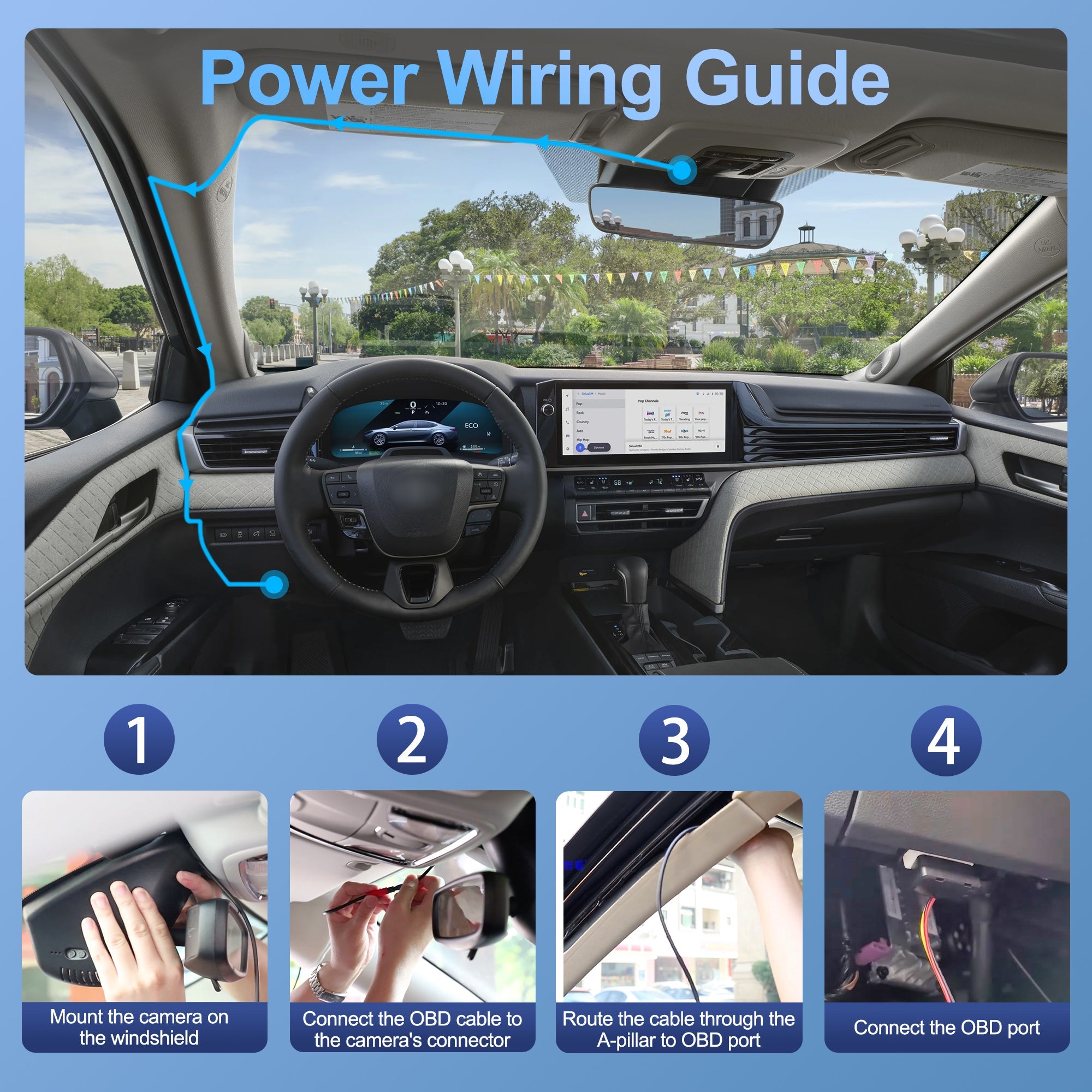 OBD Cable Kit For Fitcamx