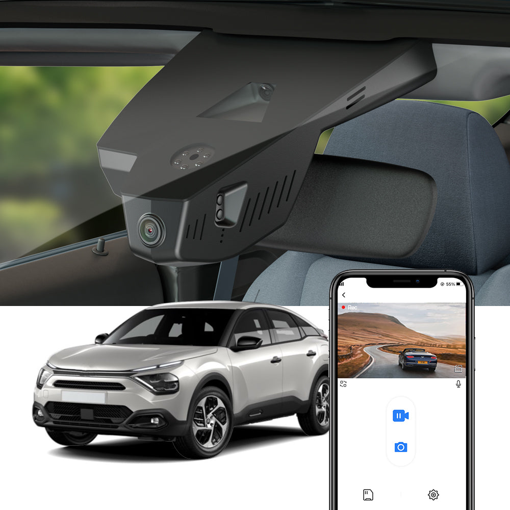 FITCAMX Dash Cam for Citroen C4 and e-C4 MK III generation 2021-2024