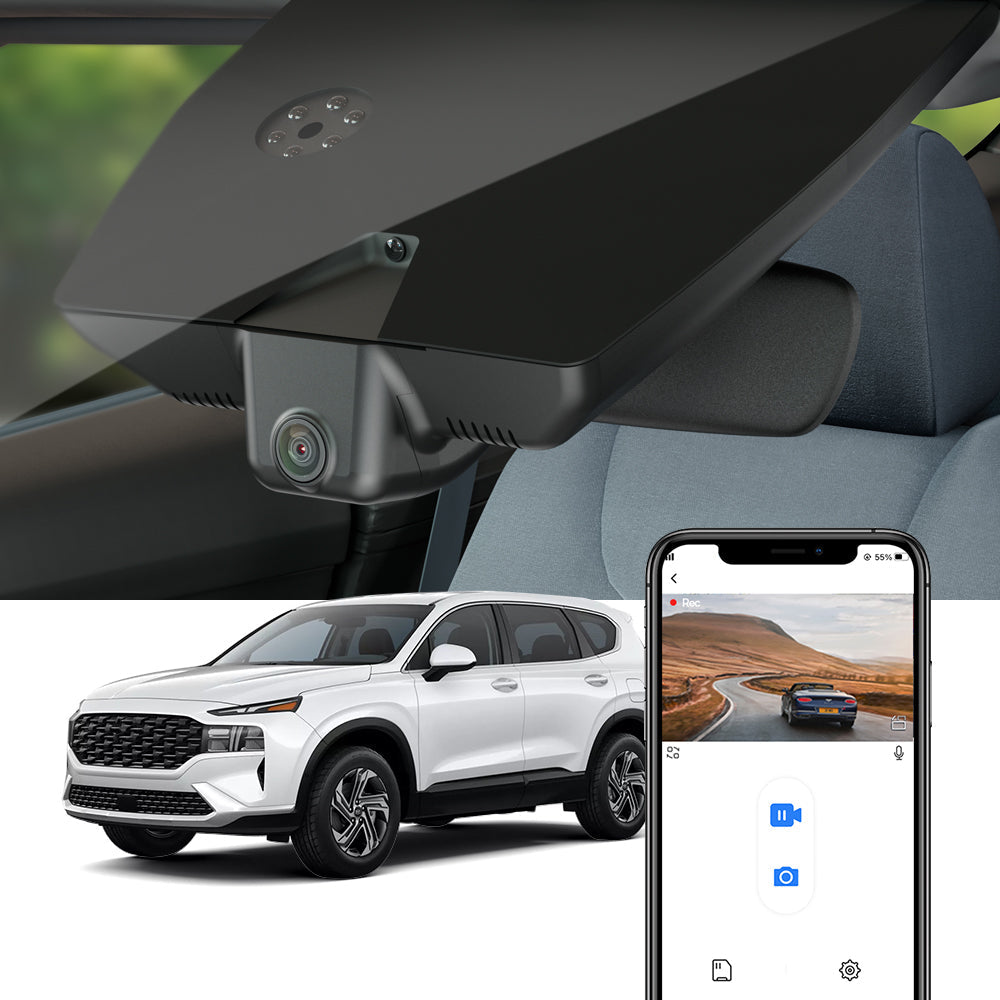 FITCAMX Dash Cam for Hyundai Santa Fe 2021-2023 (4th Gen)