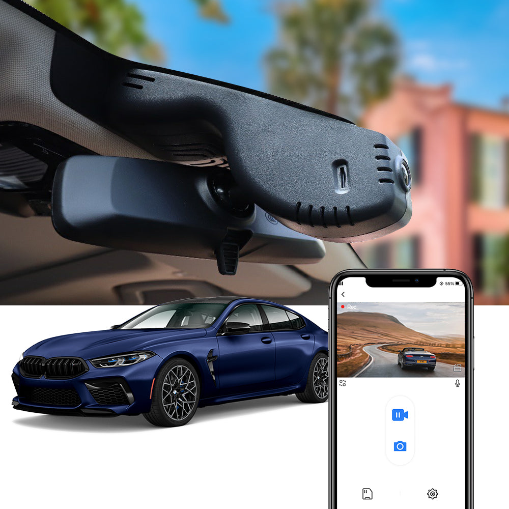 FITCAMX Dash Cam for BMW 8 Series (G14/G15/G16) M8 (F91/F92/F93) 2019-2025