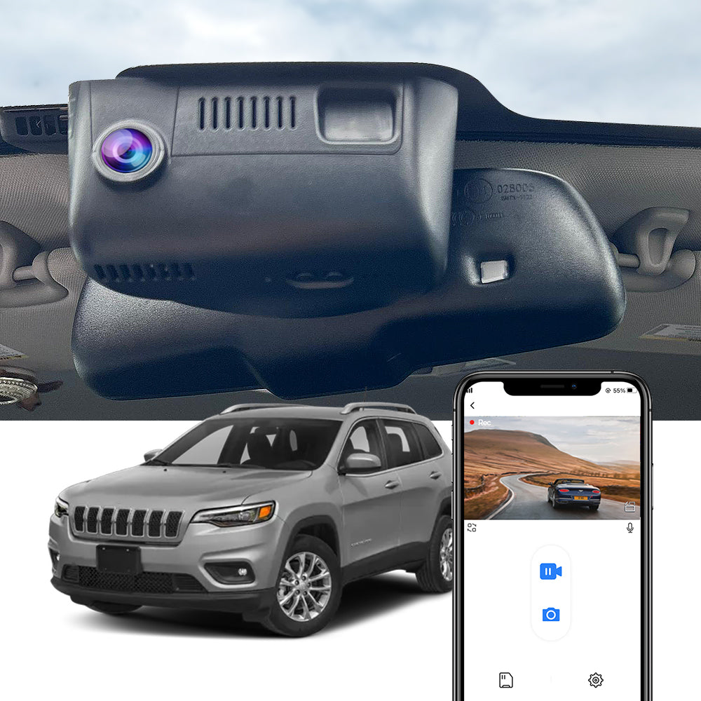 FITCAMX Dash Cam for 2014-2022 Jeep Cherokee