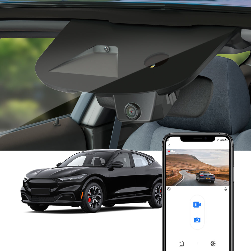 FITCAMX Dash Cam for Ford Mustang Mach-E 2021-2025