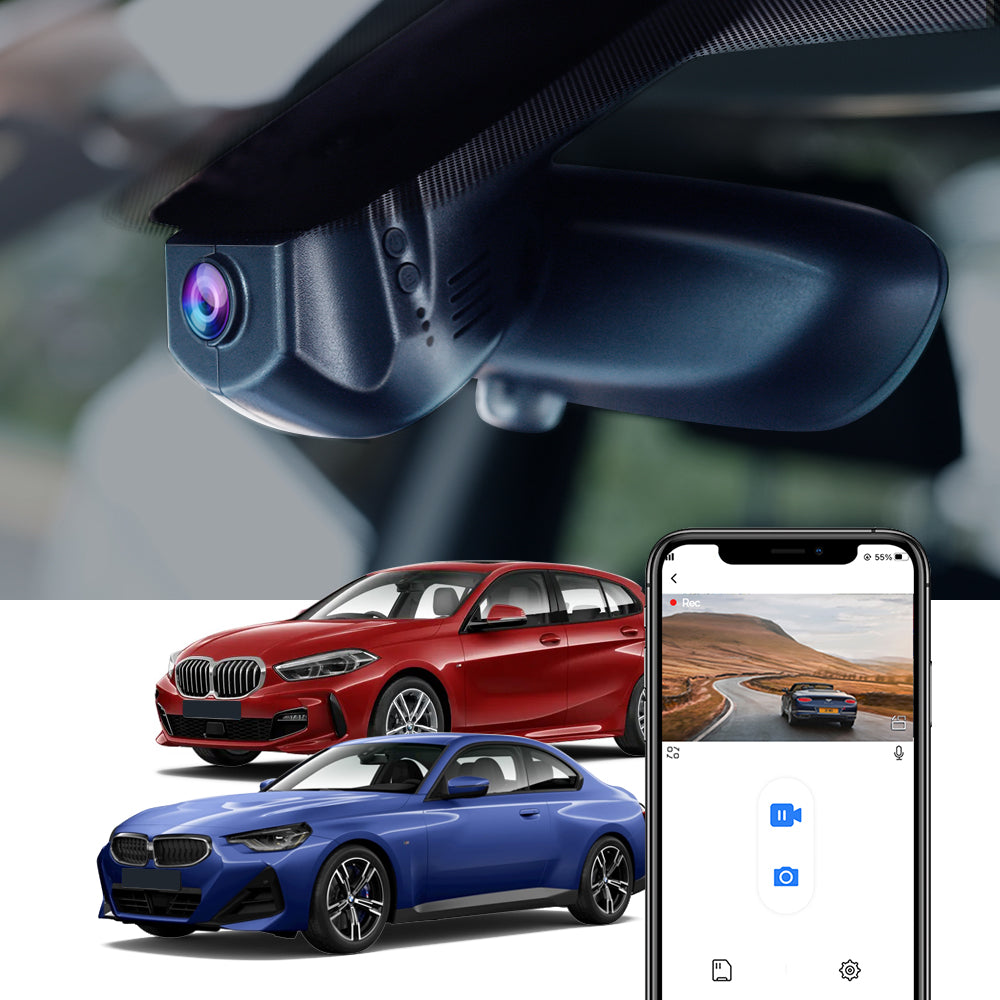 FITCAMX Dash Cam for BMW 1 Series (F40 F20 F21) 2 Series (G42 F22 F23)