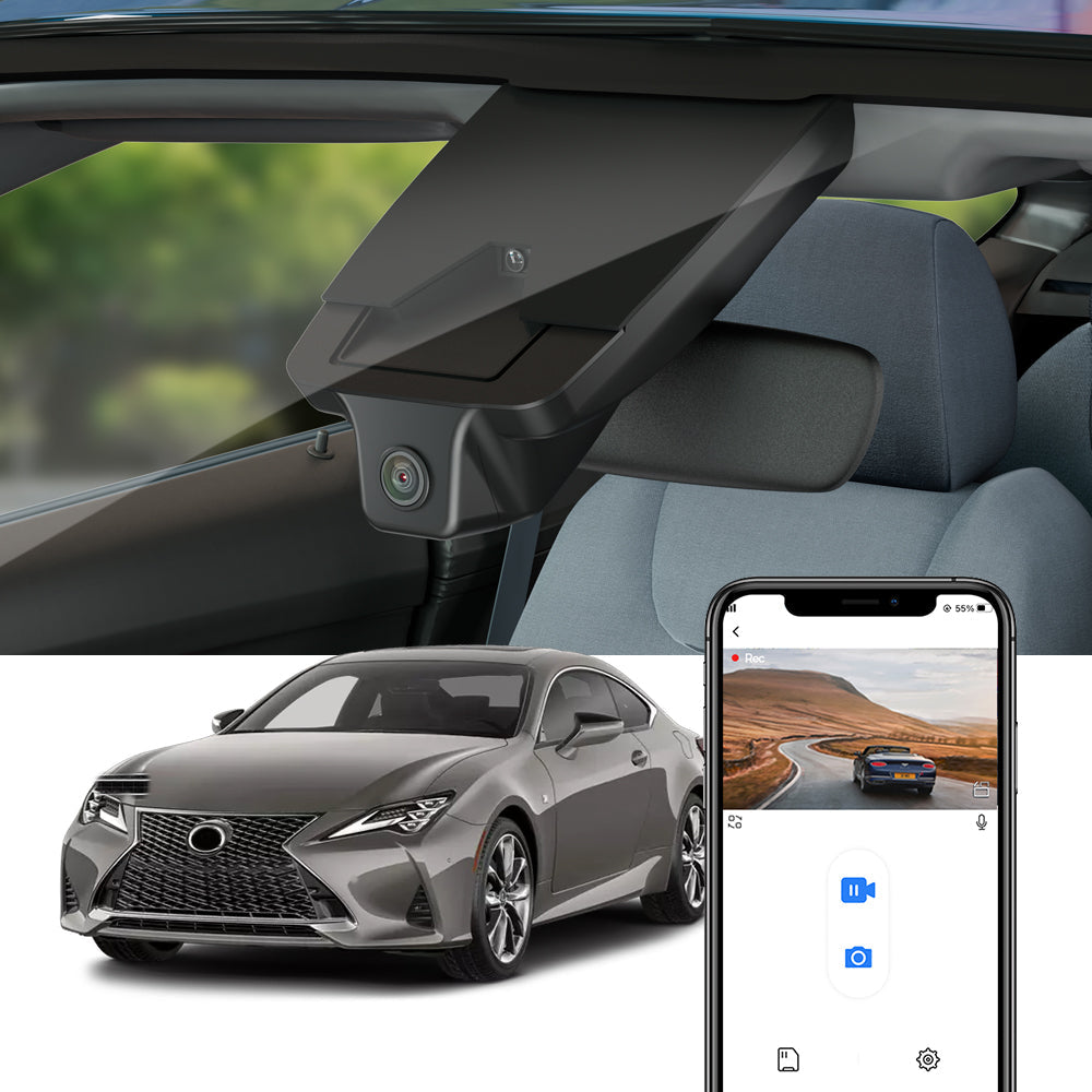 FITCAMX Dash Cam for Lexus RC300 RC350 RC F 2018-2025