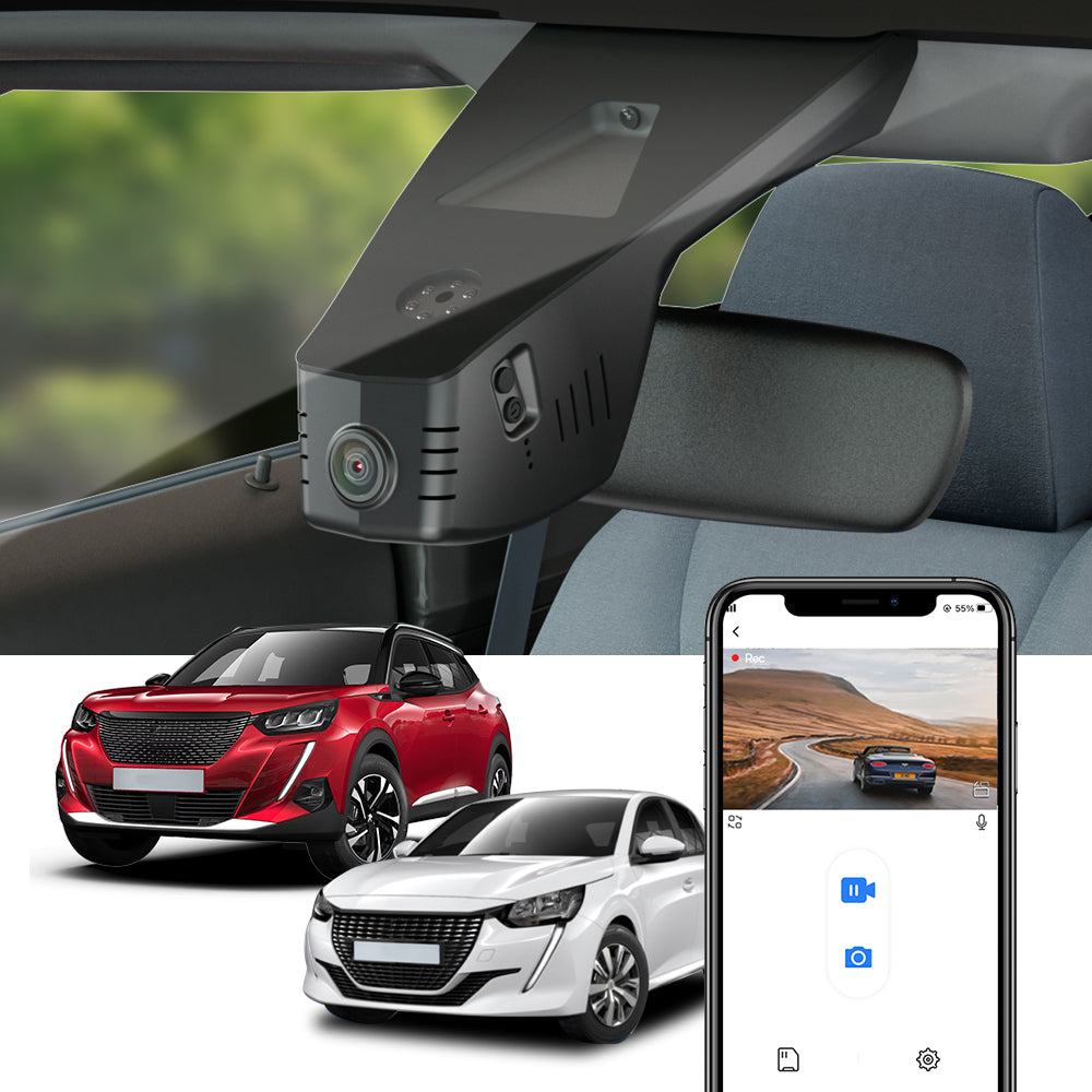 FITCAMX Dash Cam for Peugeot 2008 e-2008 2019-2025