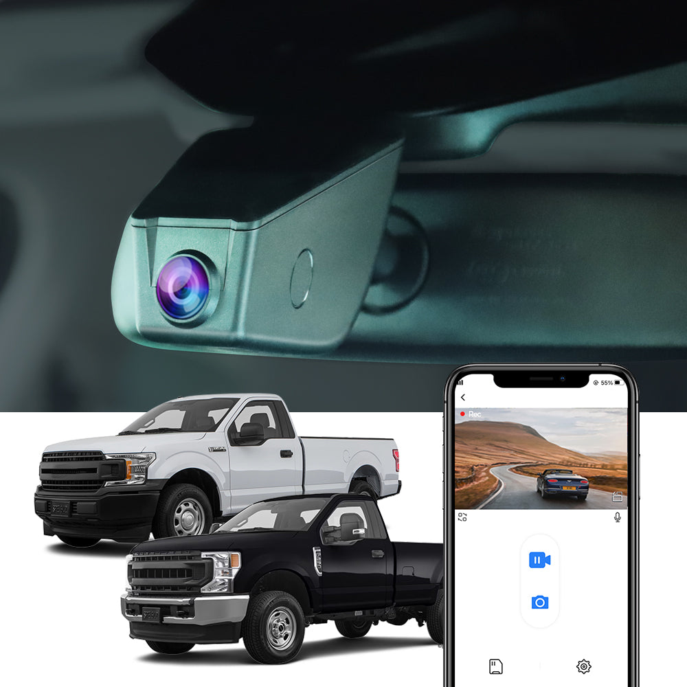 FITCAMX Dash Cam for Ford F-150 (2013-2020) Ford F-250 F-350(2011-2025)