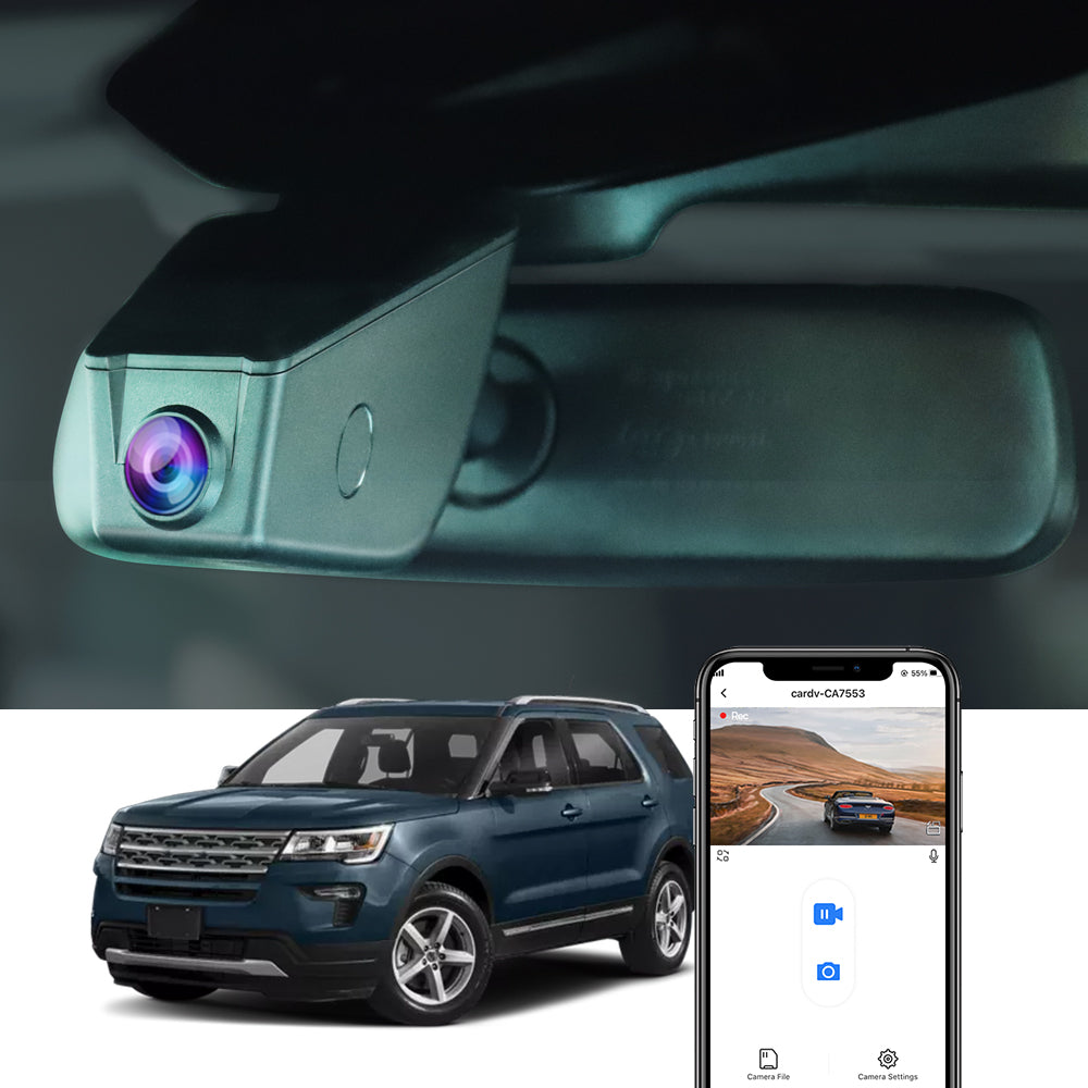 FITCAMX Dash Cam for Ford Explorer 2011 - 2023