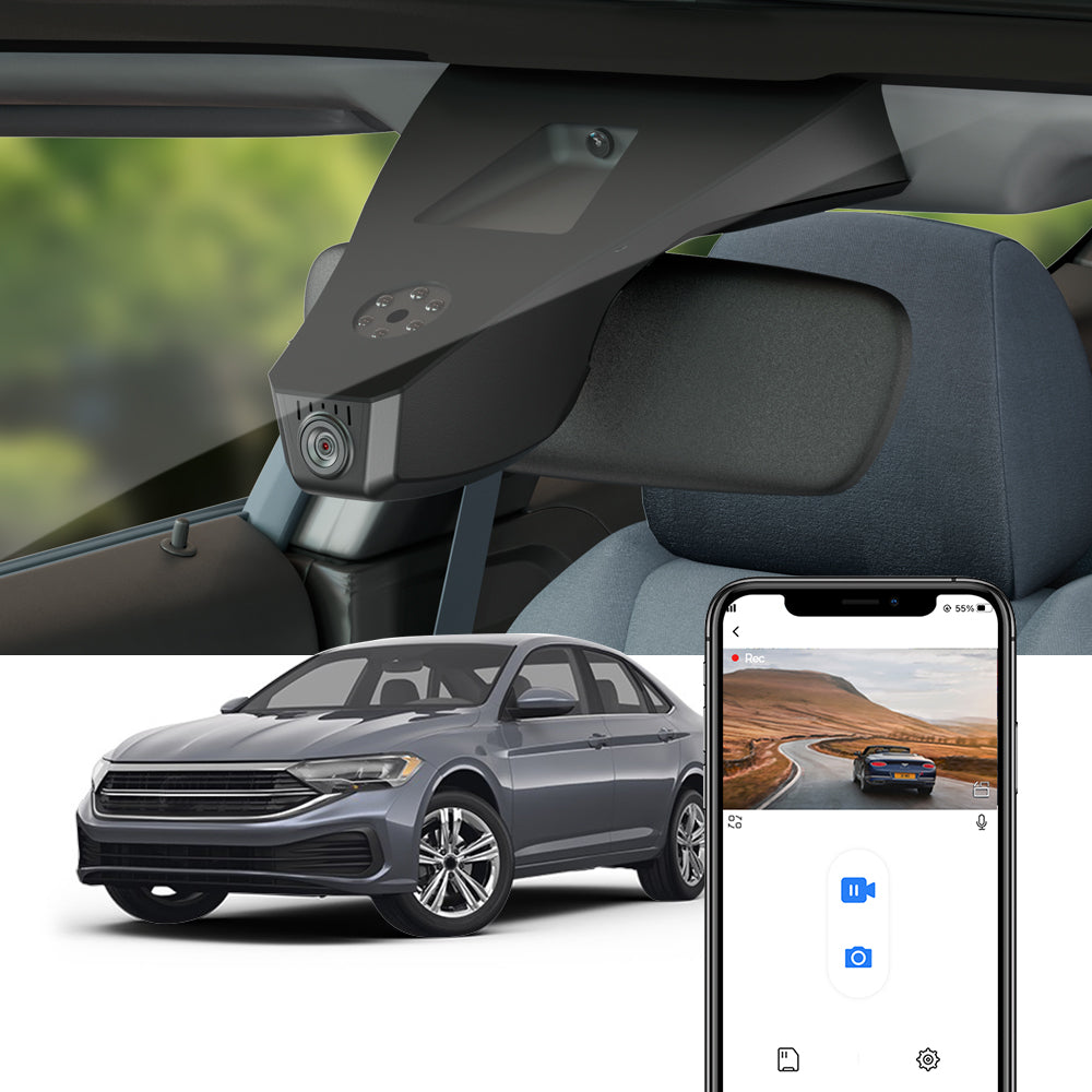 FITCAMX Dash Cam for Volkswagen Jetta 2019-2026 (7th Gen)