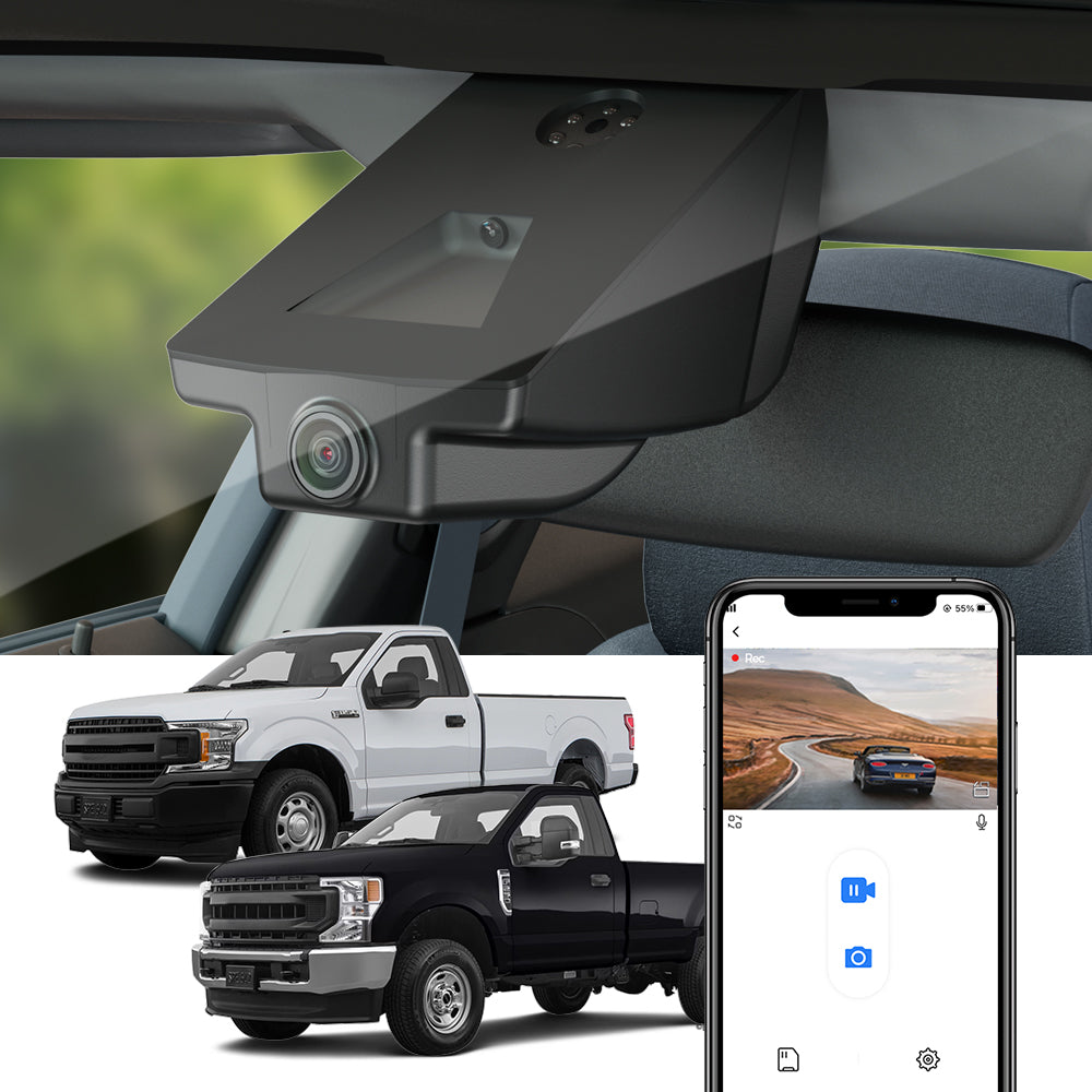 FITCAMX Dash Cam for Ford F-150 (2013-2020) Ford F-250 F-350(2011-2025)