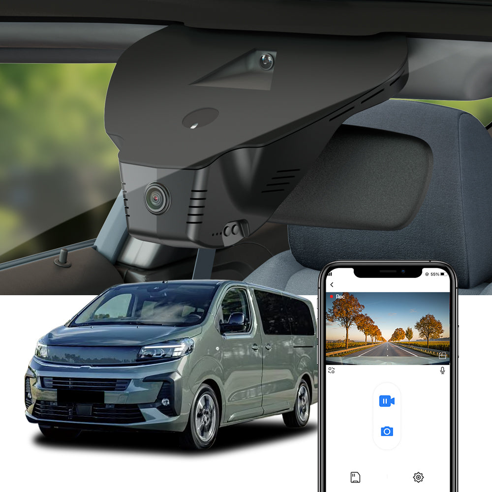 FITCAMX Dash Cam for Opel (Vauxhall) Zafira Life 2025 2026