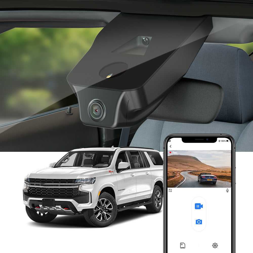 FITCAMX Dash Cam for Chevrolet Chevy Suburban (12th Gen) 2021-2025