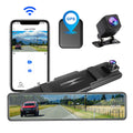 Fitcamx 12" LCD WiFi Mirror Dash Cam