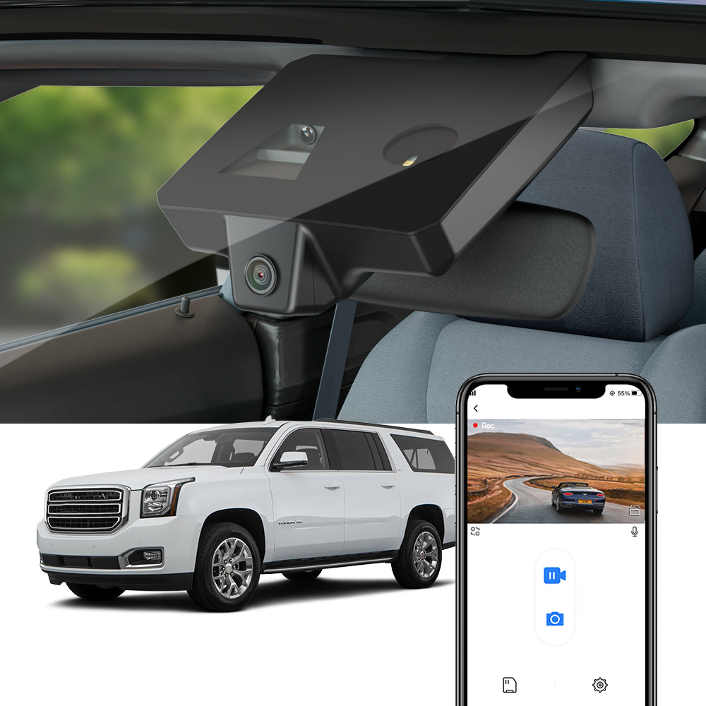 FITCAMX Dash Cam for GMC CANYON, SIERRA, YUKON, DENALI, AT4 2015 - 2020