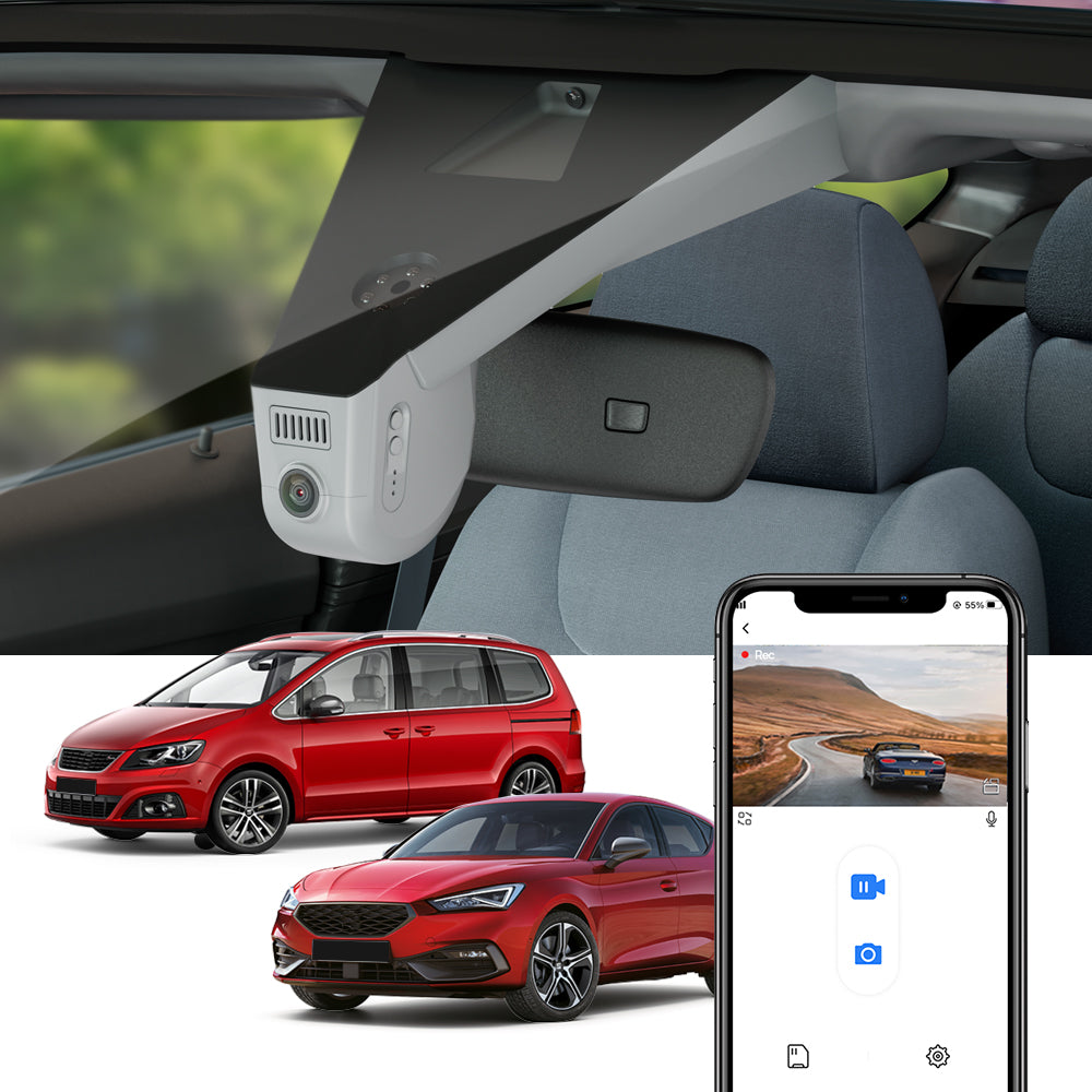 FITCAMX Dash Cam for Alhambra 711 2016-2021 Leon 5F 2013-2020