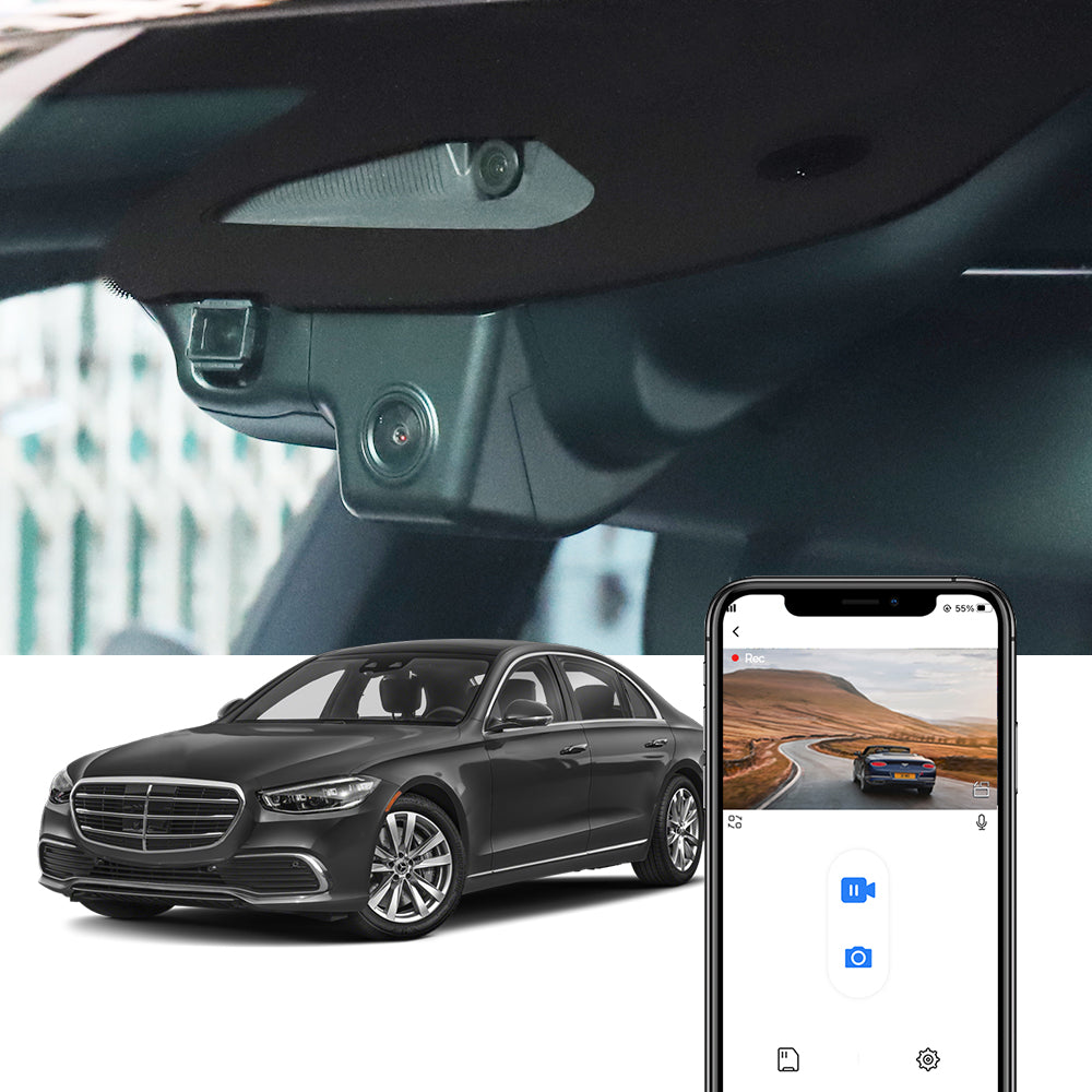 FITCAMX Dash Cam for Mercedes-Benz S-Class (W222) 2021-2024