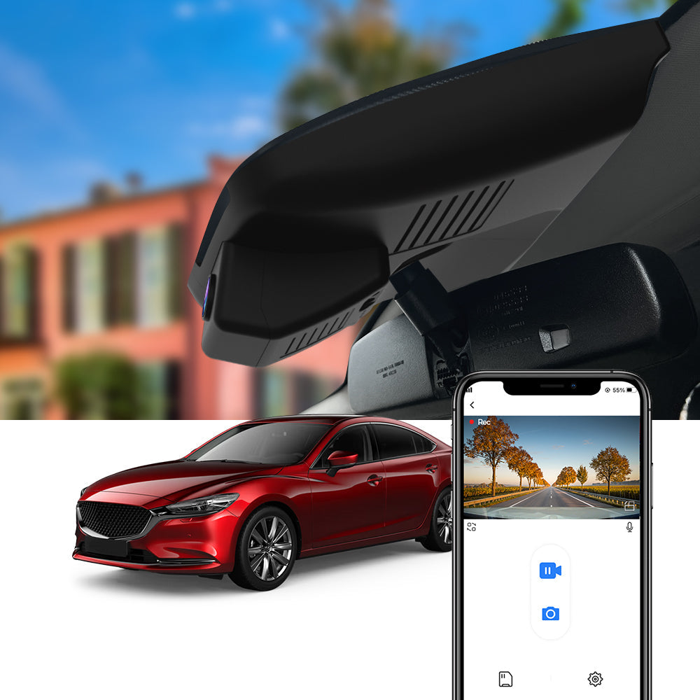 FITCAMX Dash Cam for Mazda6 2018-2023 (RHD, Right-hand drive) Sedan, Wagon, Hatchback