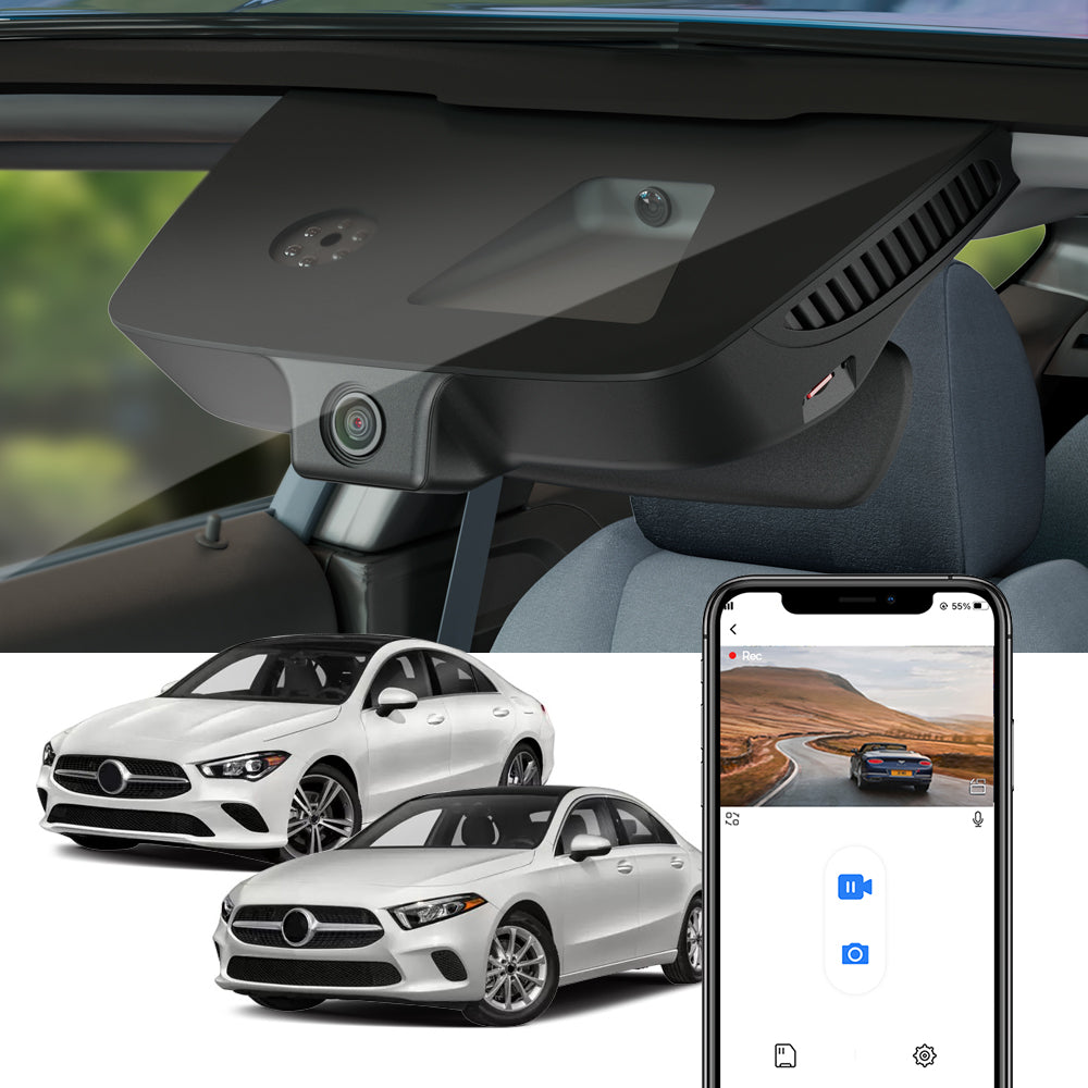 Fitcamx Dash Cam for Mercedes-Benz A-Class 2012 - 2023 W176 W177 CLA-Class 2014 - 2023 C117 C118