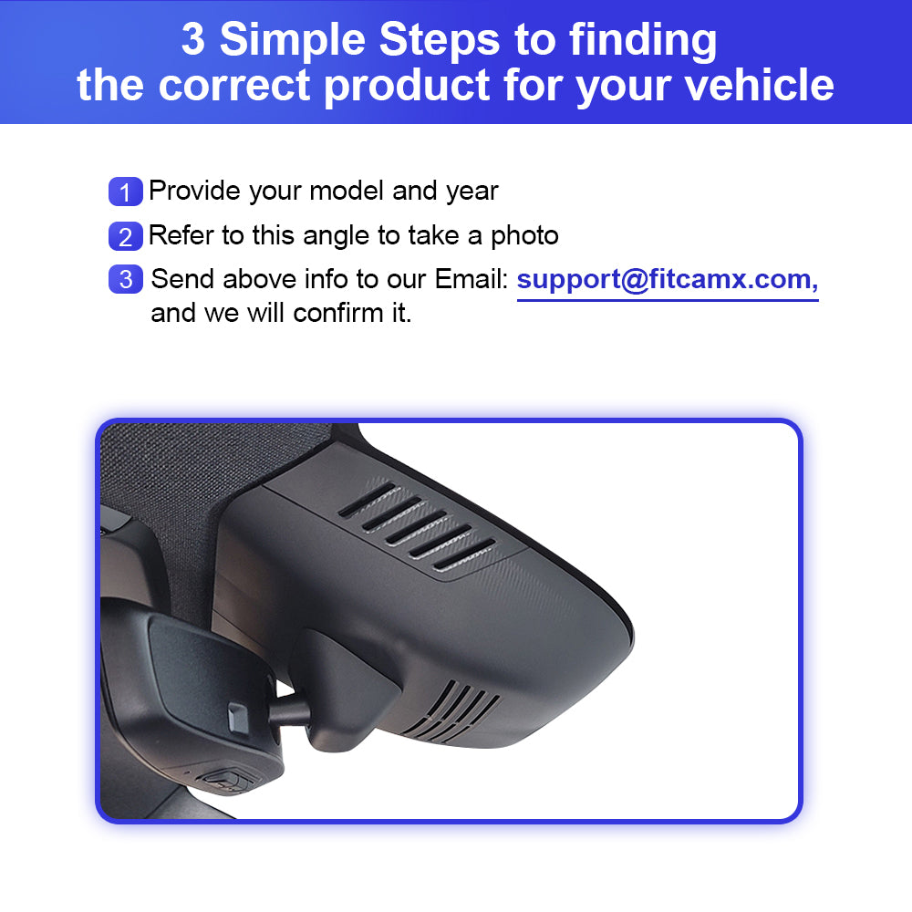 FITCAMX Dash Cam for Volvo C40 EC40 2022-2026