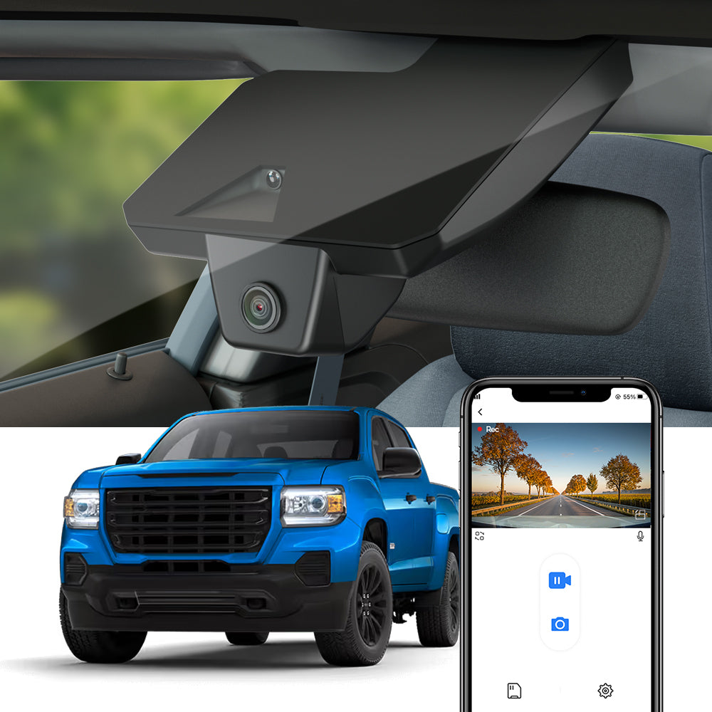 FITCAMX Dash Cam for 2016-2022 GMC Canyon, Canyon Denali