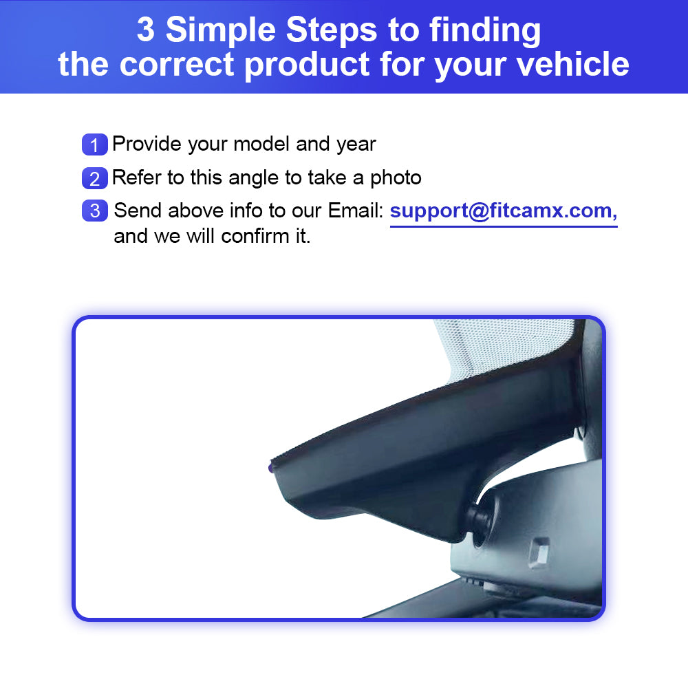 FITCAMX Dash Cam for BMW E Chassis