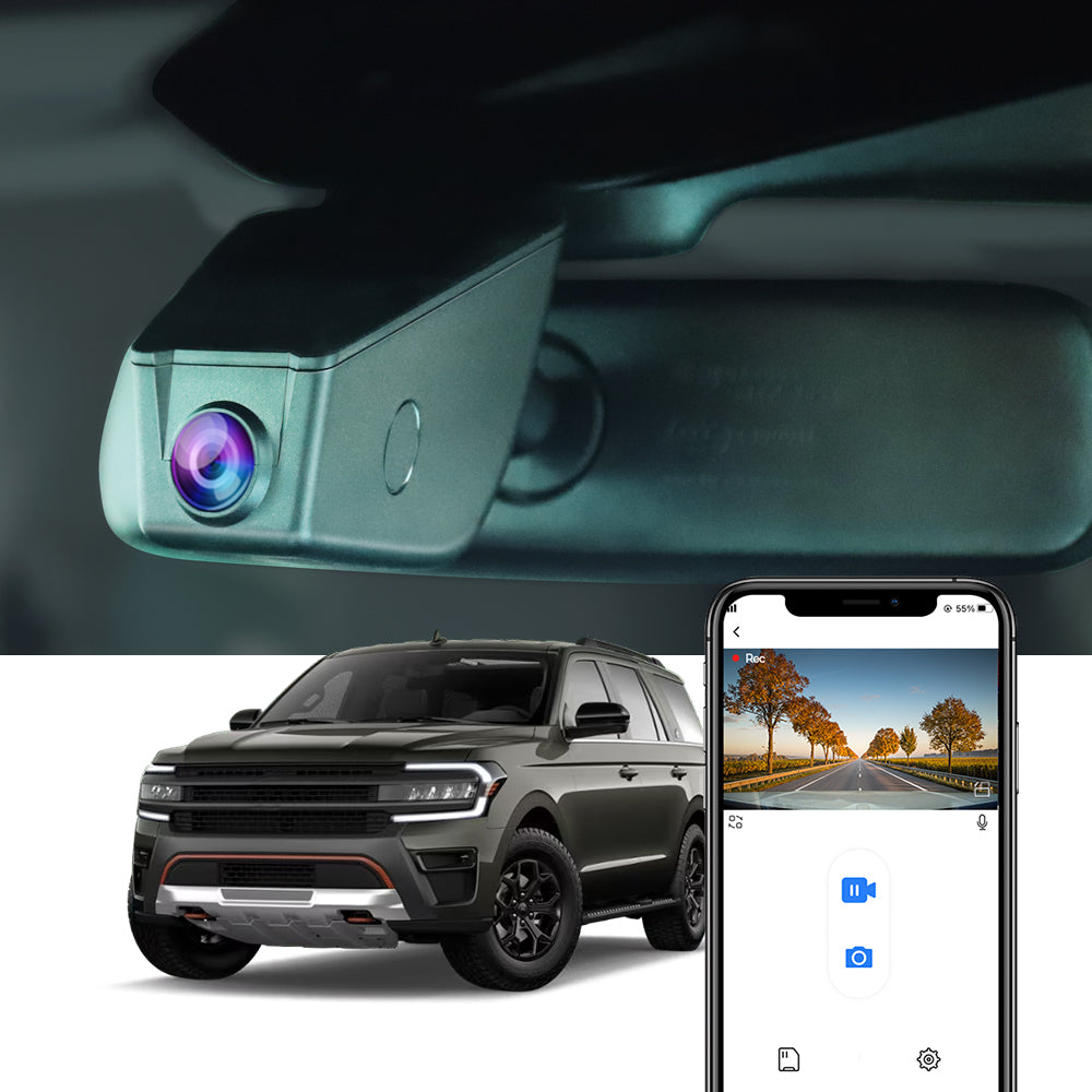 FITCAMX Dash Cam for Ford Expedition 2018-2024