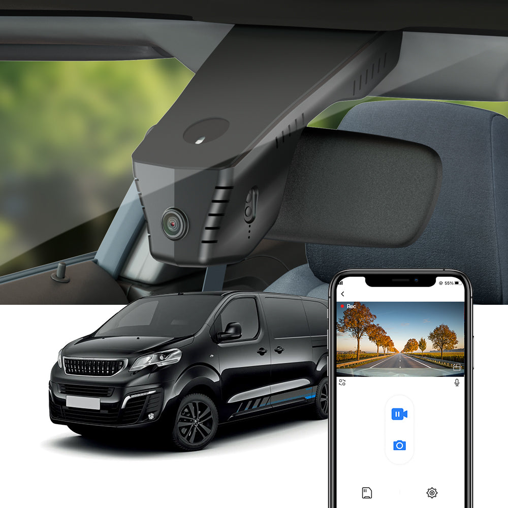 FITCAMX Dash Cam for Peugeot Expert 2020-2024